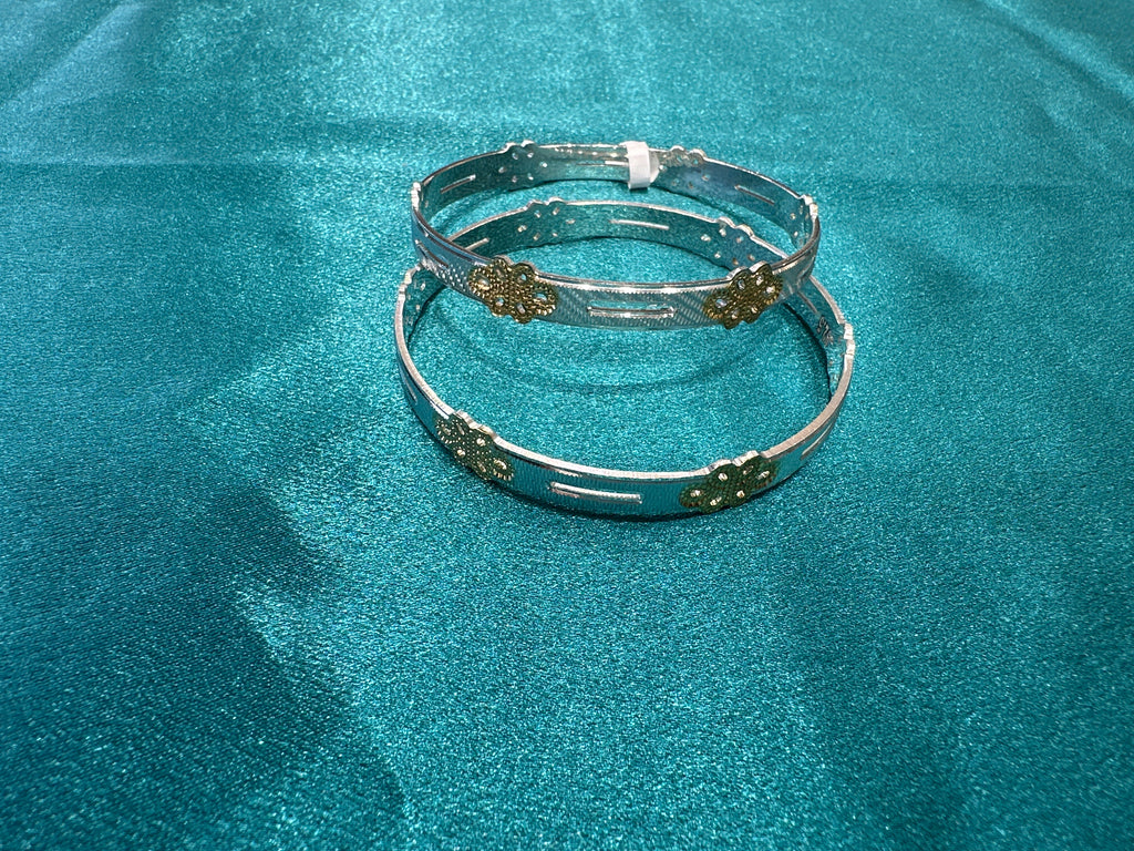 Designer Silver Bangles