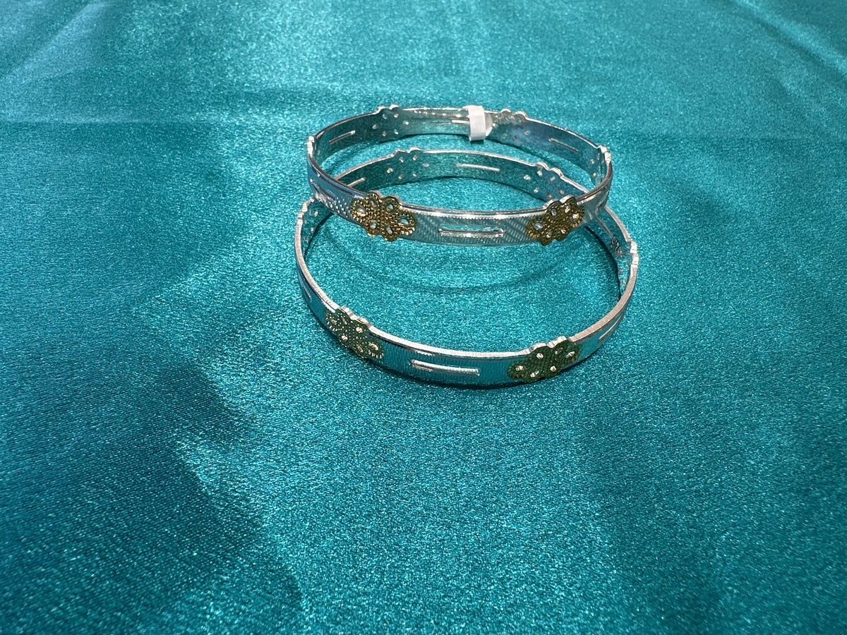 Designer Silver Bangles