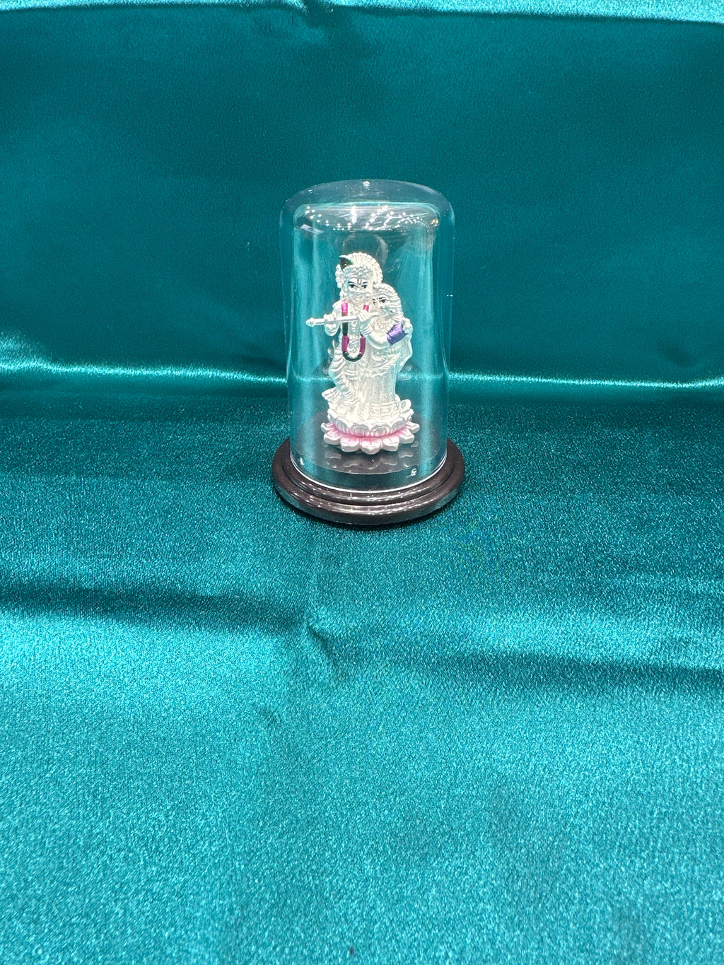 Pure Silver Radha Krishna Ji Idol (Murti)