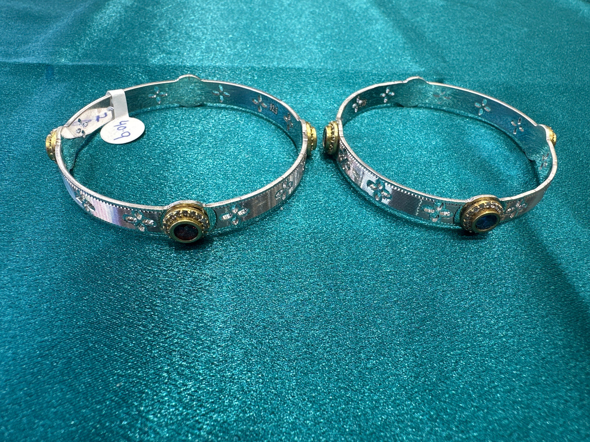 Designer Silver Bangles