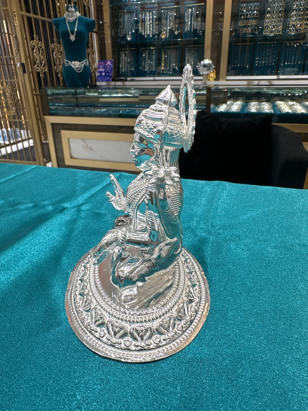 Silver Lakshmi Ji Idol