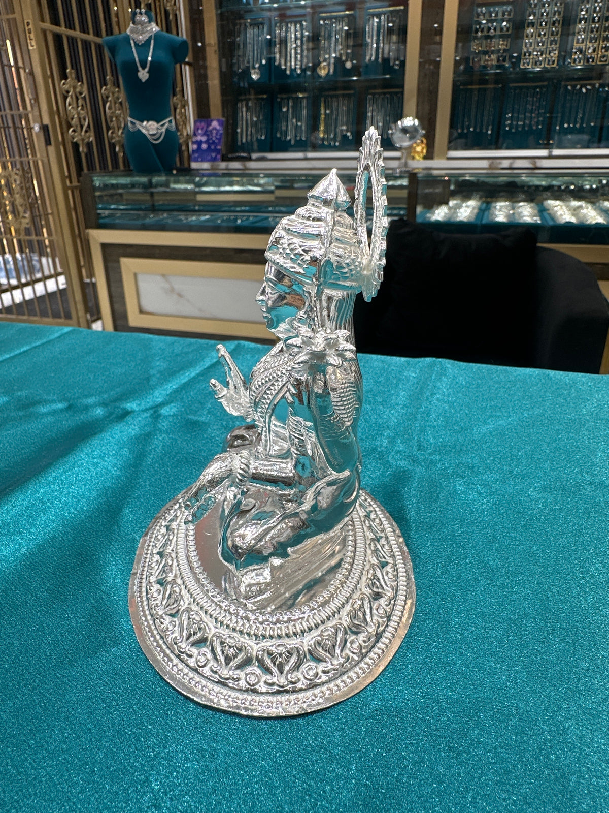 Silver Lakshmi Ji Idol