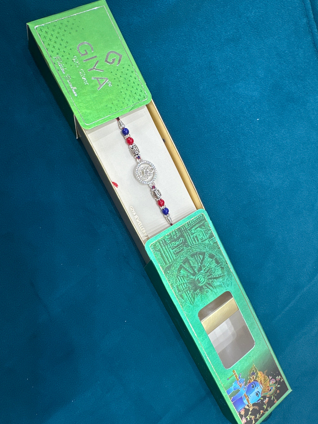 Silver Fancy Rakhi