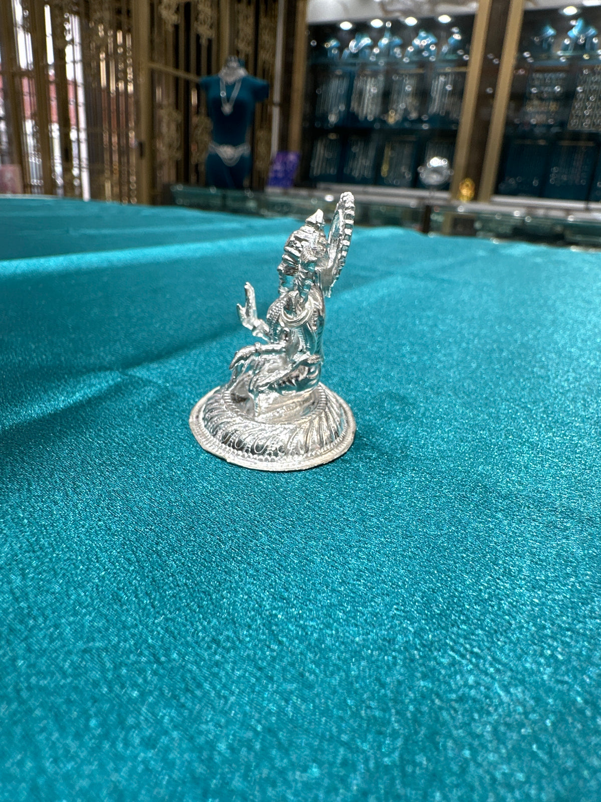 Silver Lakshmi Ji Idol