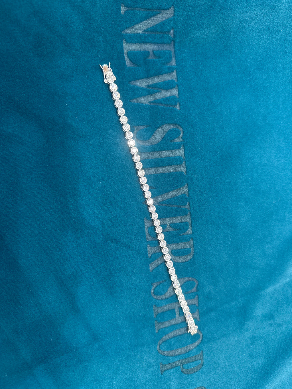 Women’s Fancy Silver 925 Tennis Bracelet