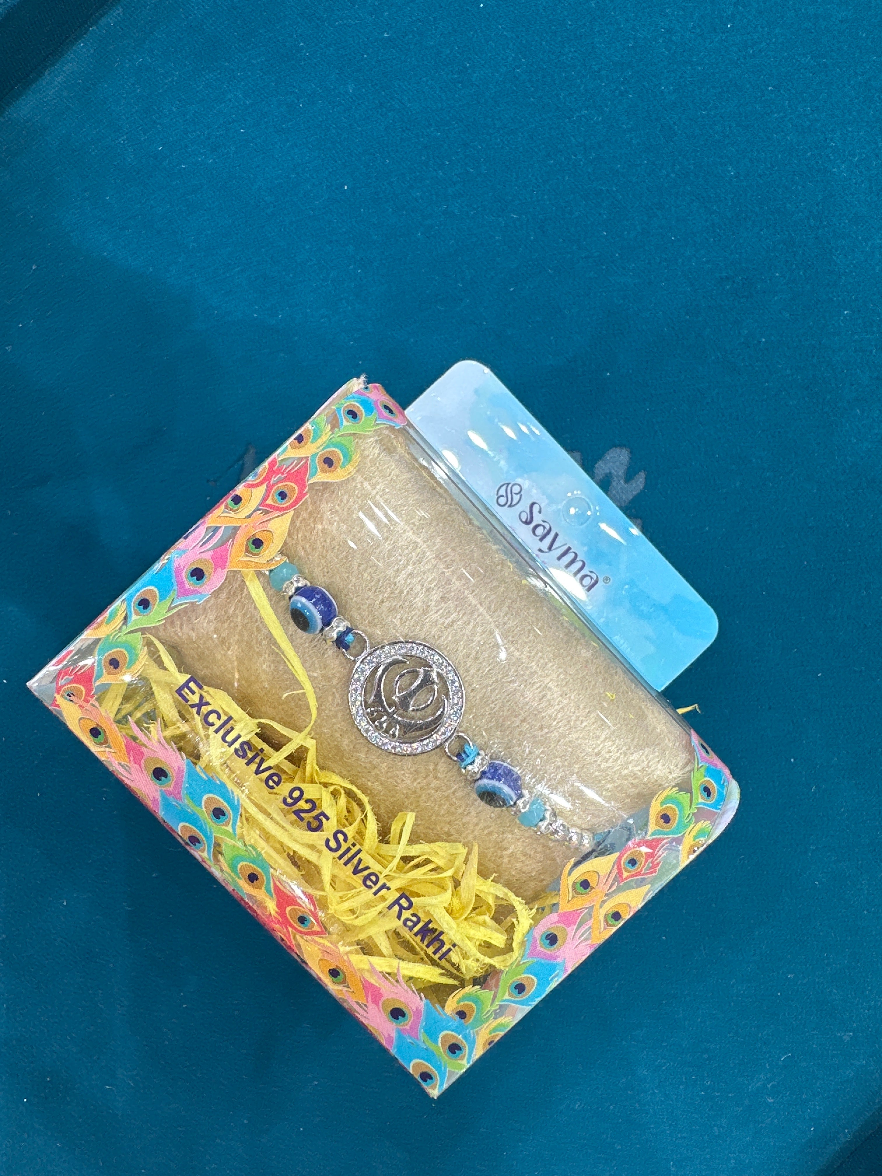 Silver Fancy Rakhi