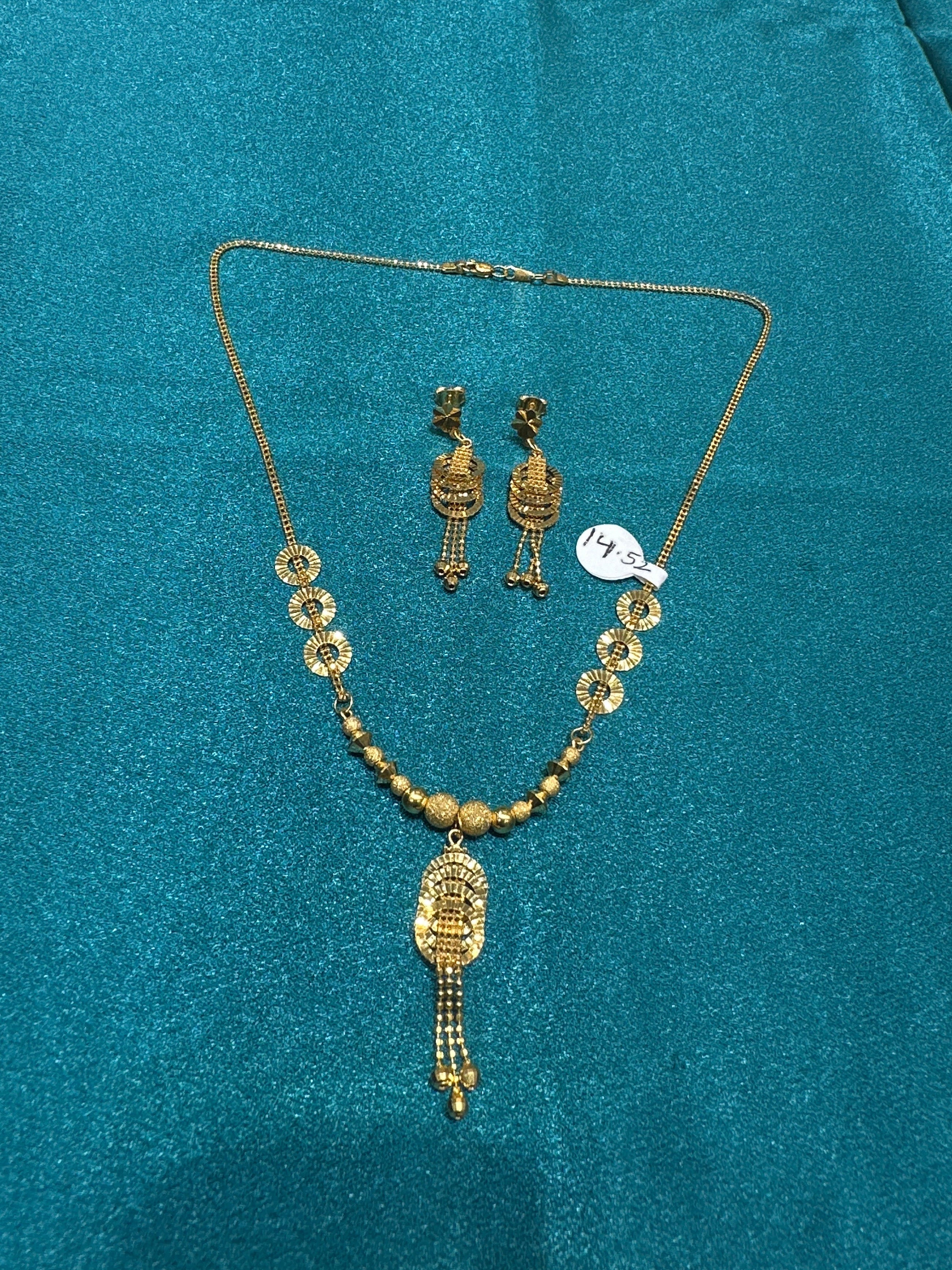 22k Gold Designer Necklace