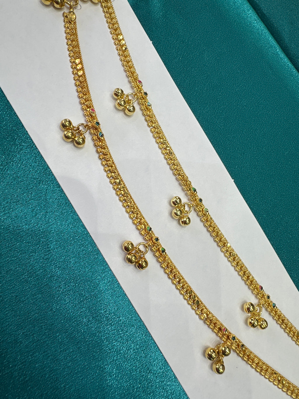 Women’s Fancy/Traditional Silver Gold plated Anklet
