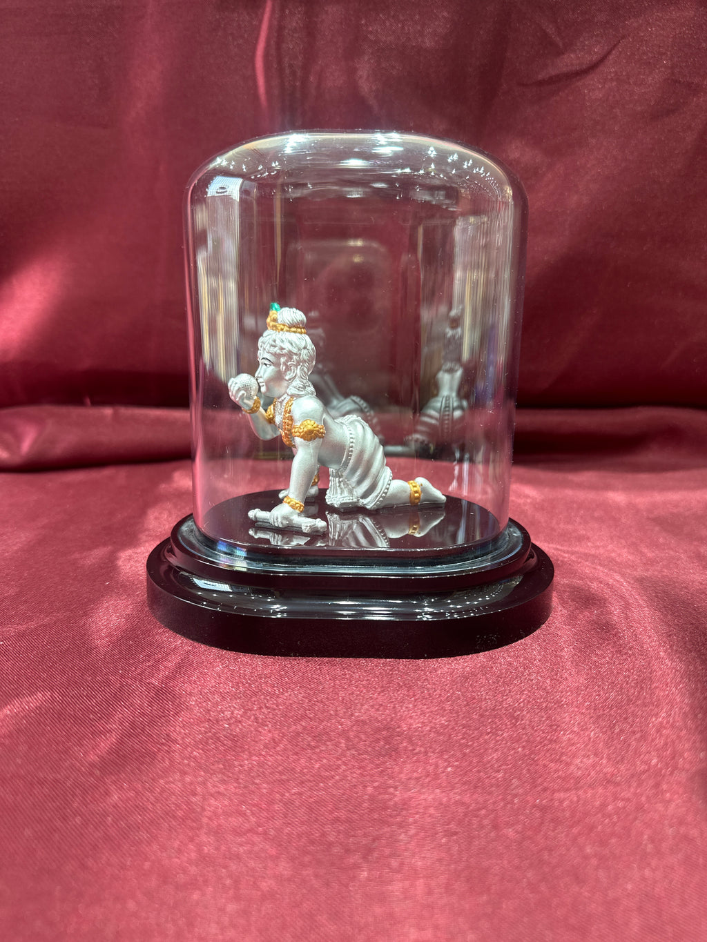 Pure Silver Krishna Ji Idol (Murti)