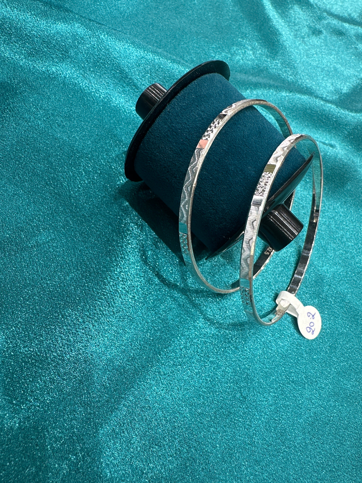 Designer Silver Bangles