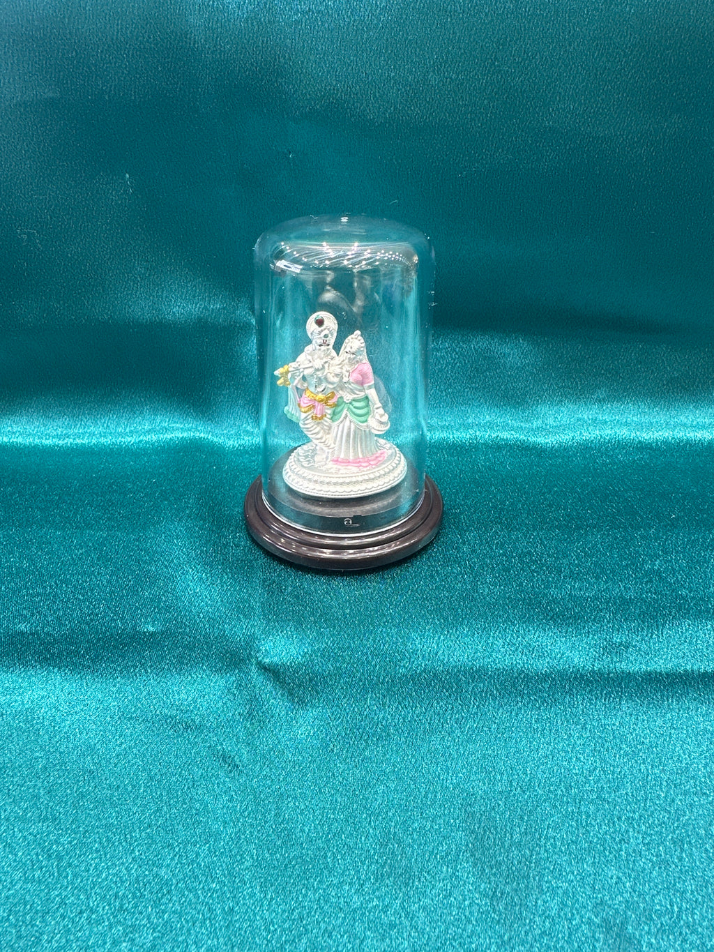 Pure Silver Radha Krishna Ji Idol (Murti)