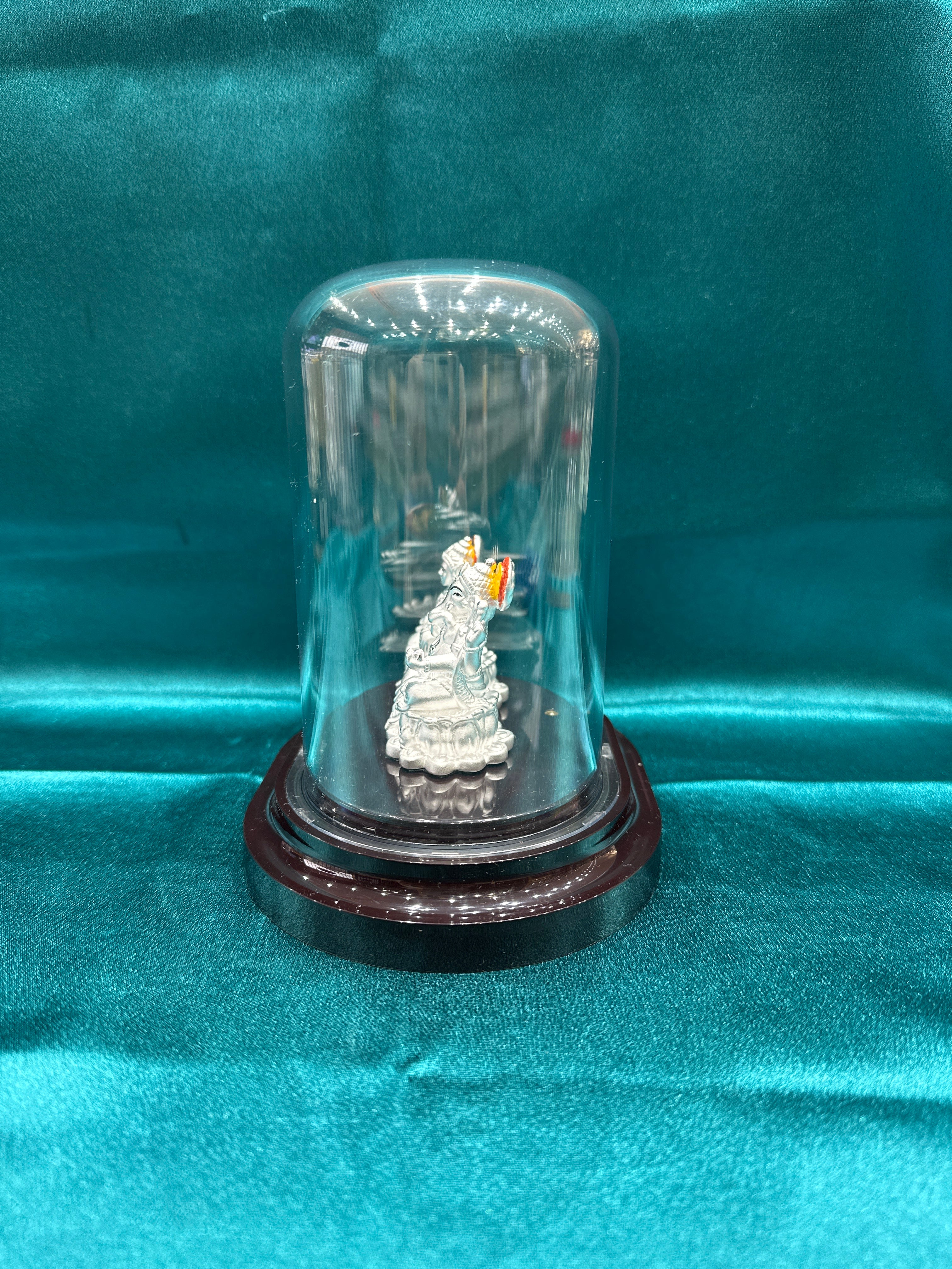 Pure Silver  Lakshmi Ganesh Ji Idol (Murti)