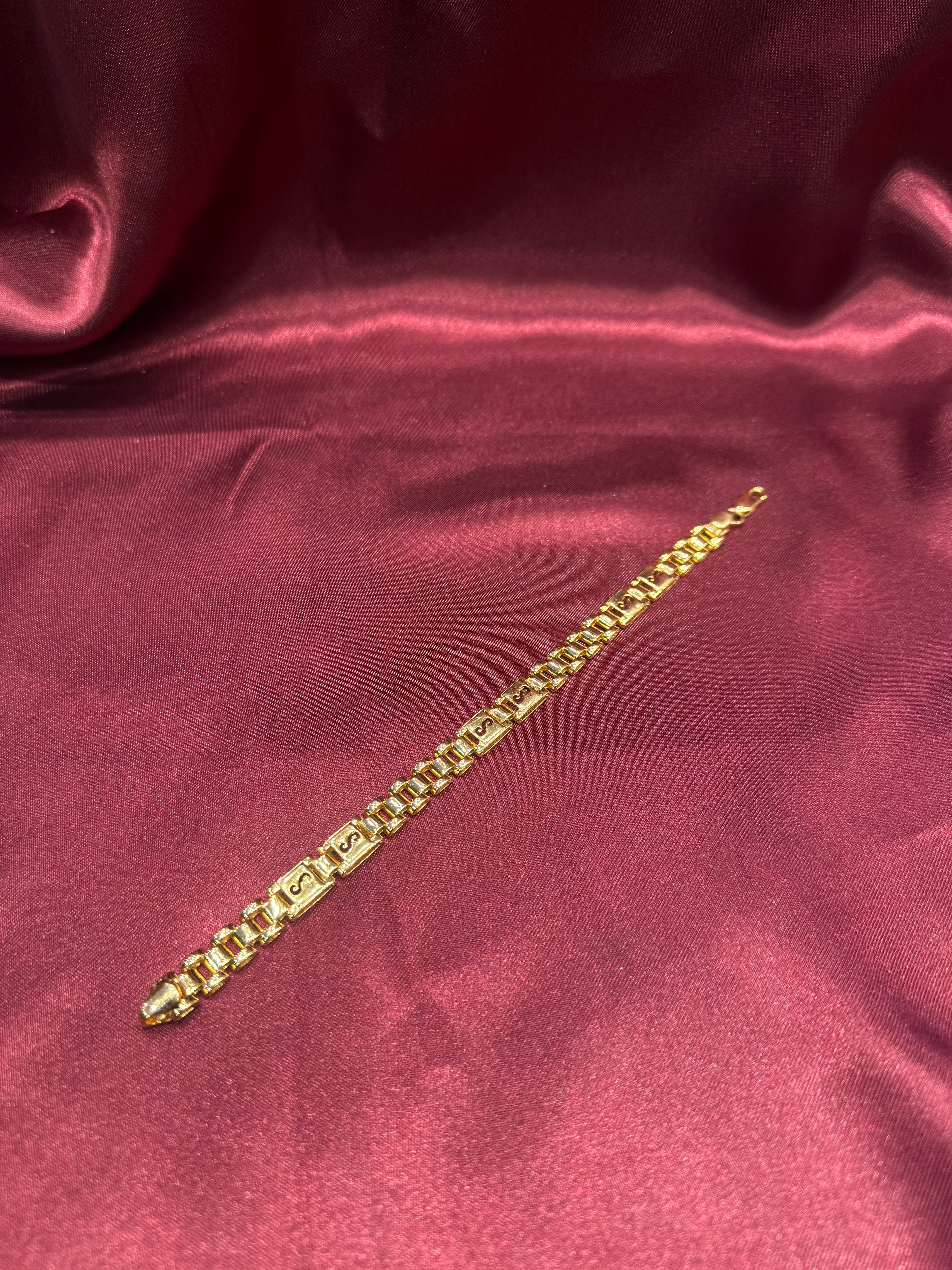 Men’s Gold Plated Silver 925 Bracelet