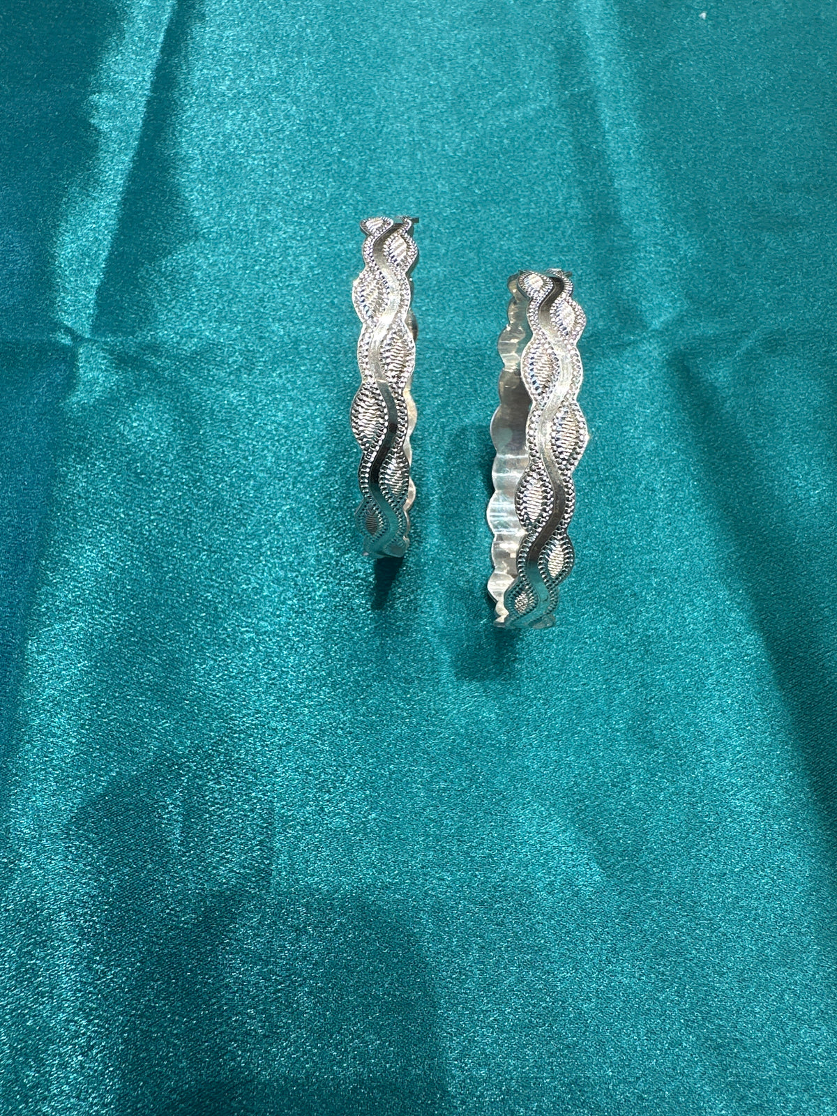 Designer Silver Bangles