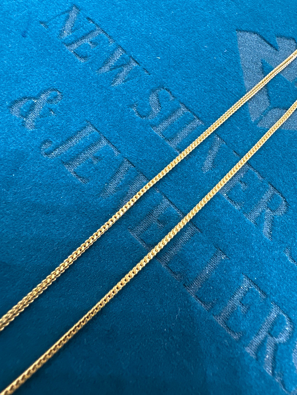 22K Gold Chain (Box Foxtail Design)