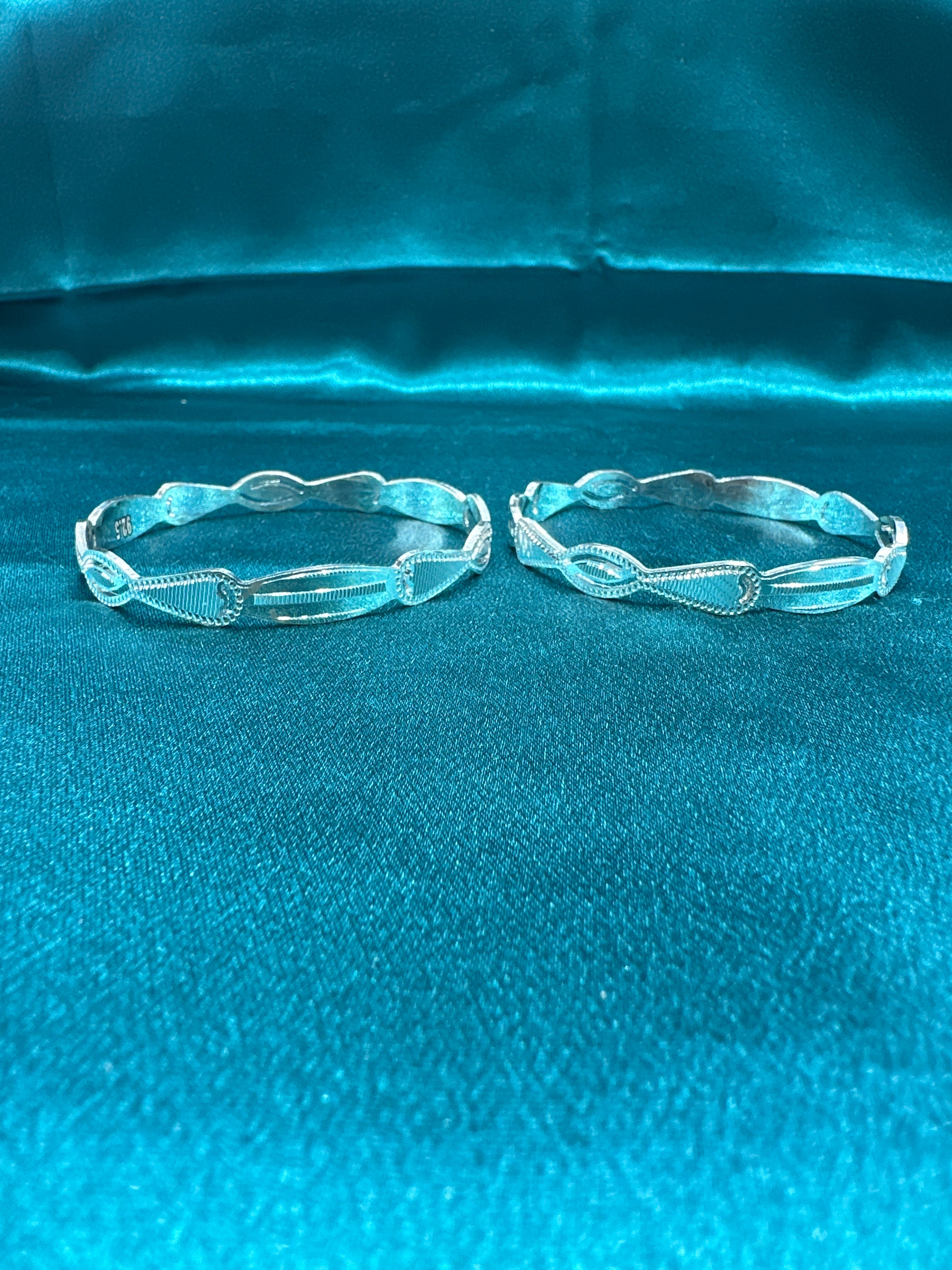 Designer Silver Bangles