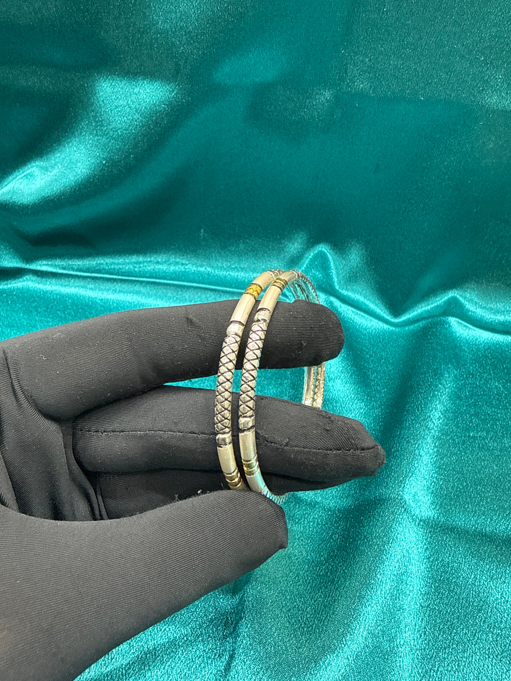 Designer Silver Bangles