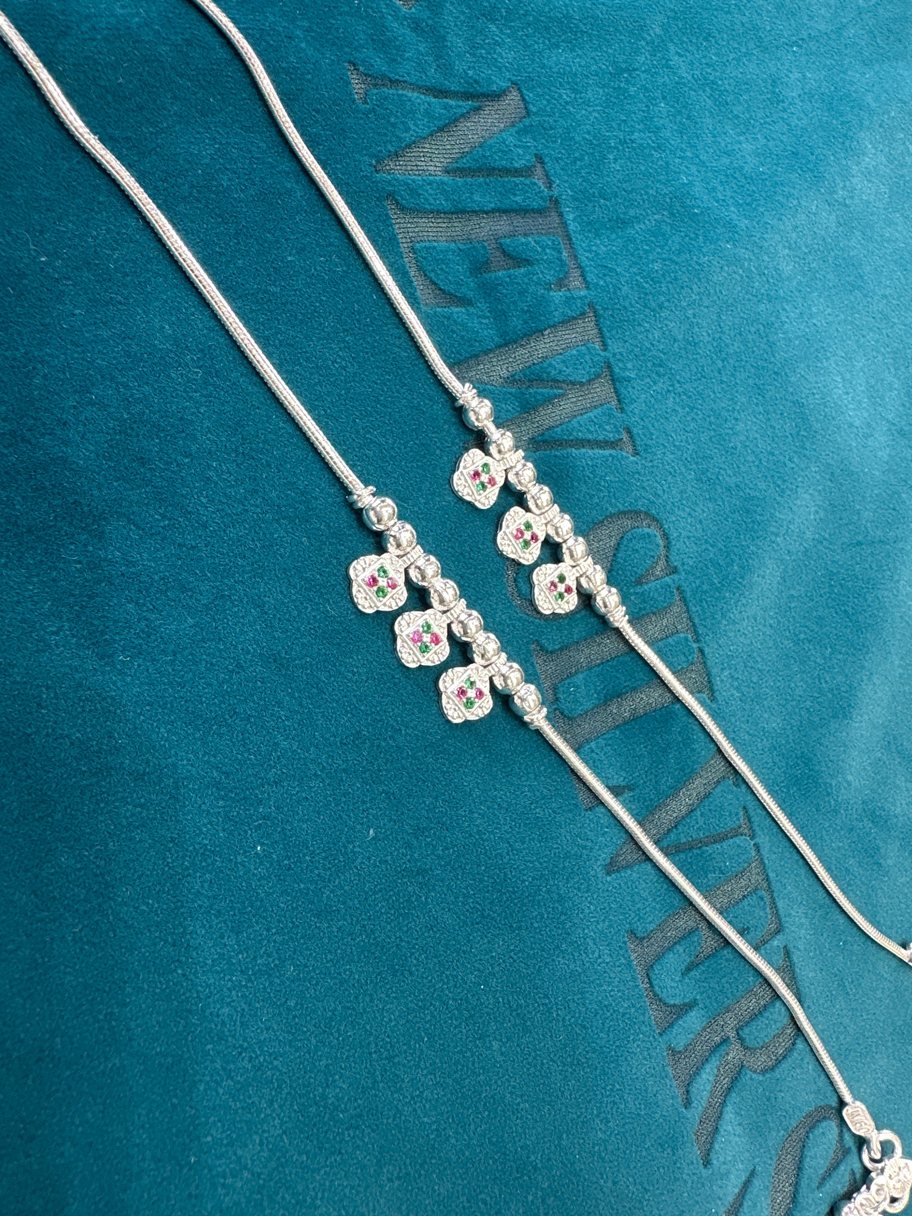 Women’s Fancy/Traditional Silver Anklet
