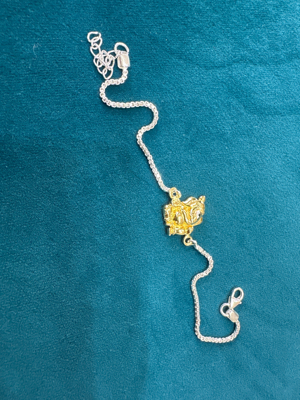 Silver Fancy Rakhi