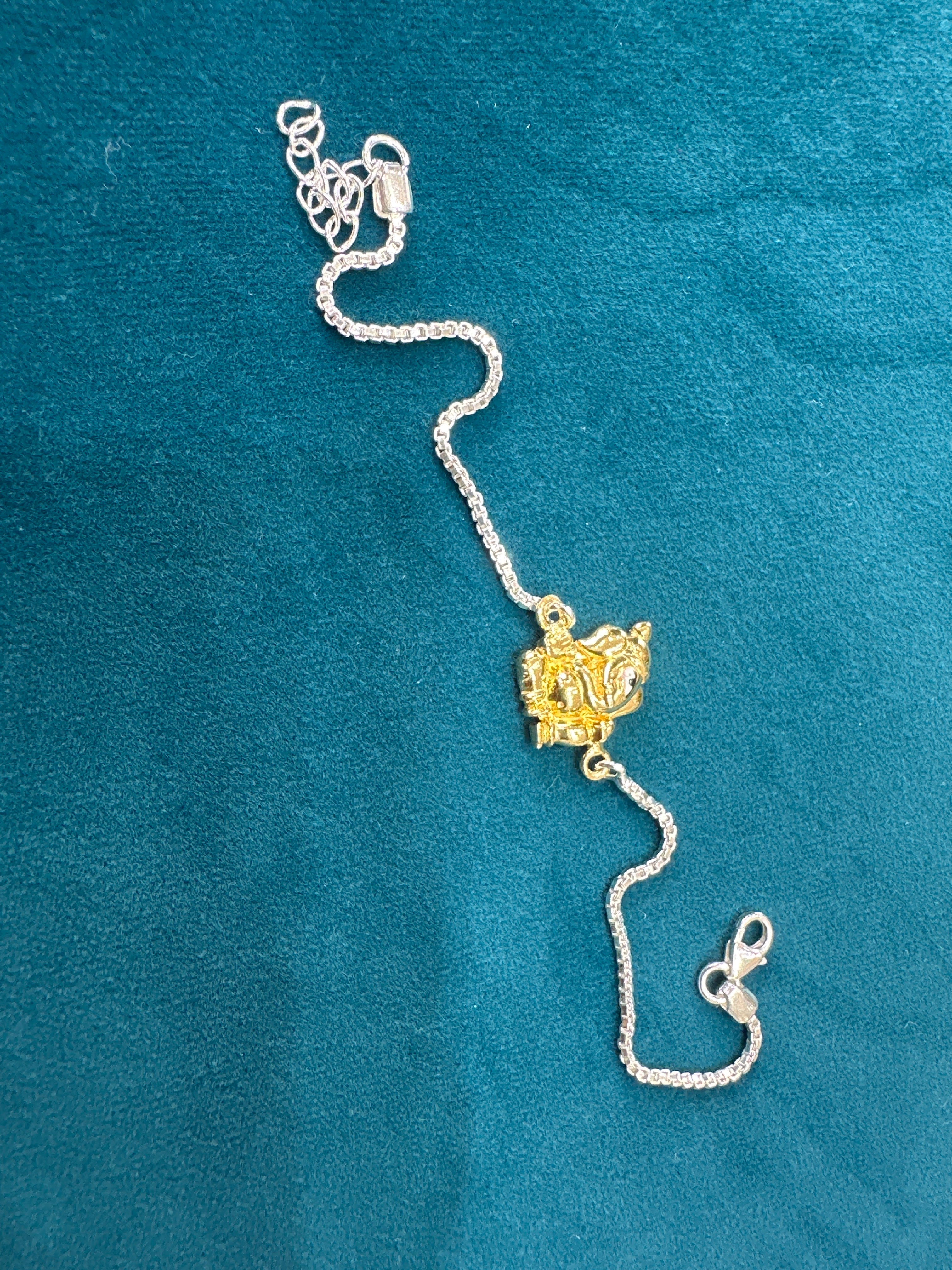 Silver Fancy Rakhi