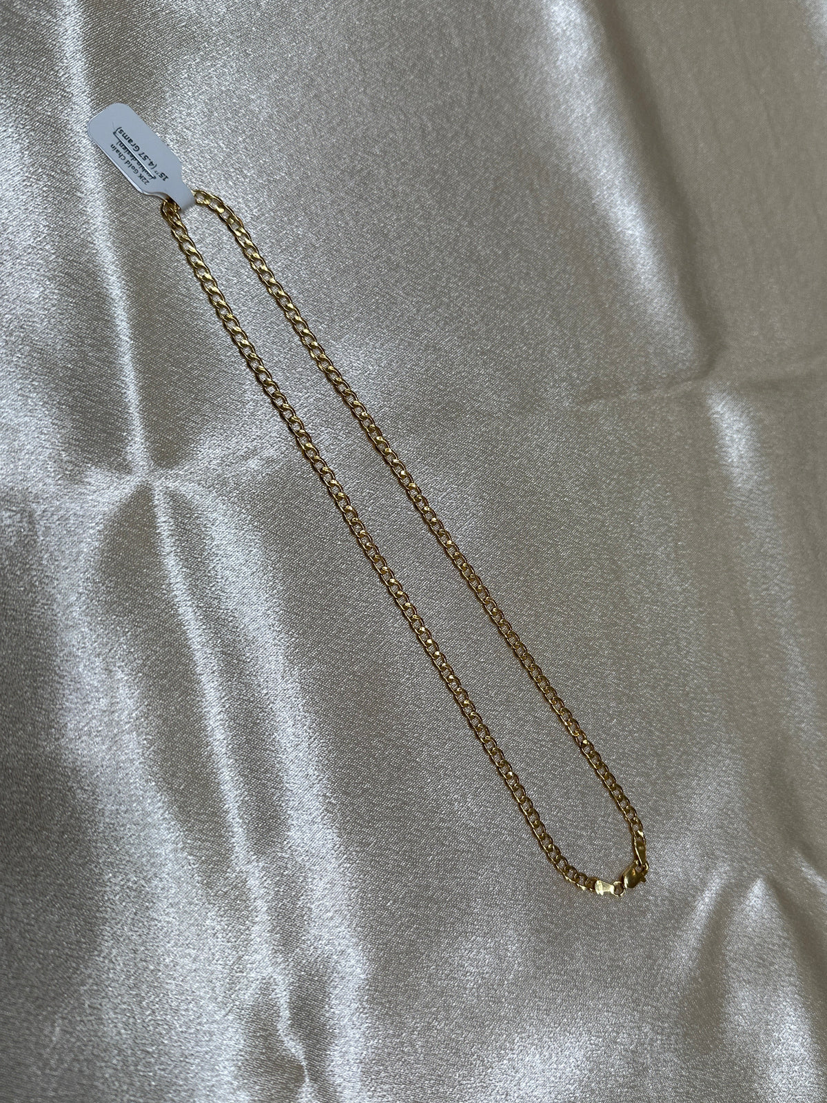 22K Gold Chain (cubin design)