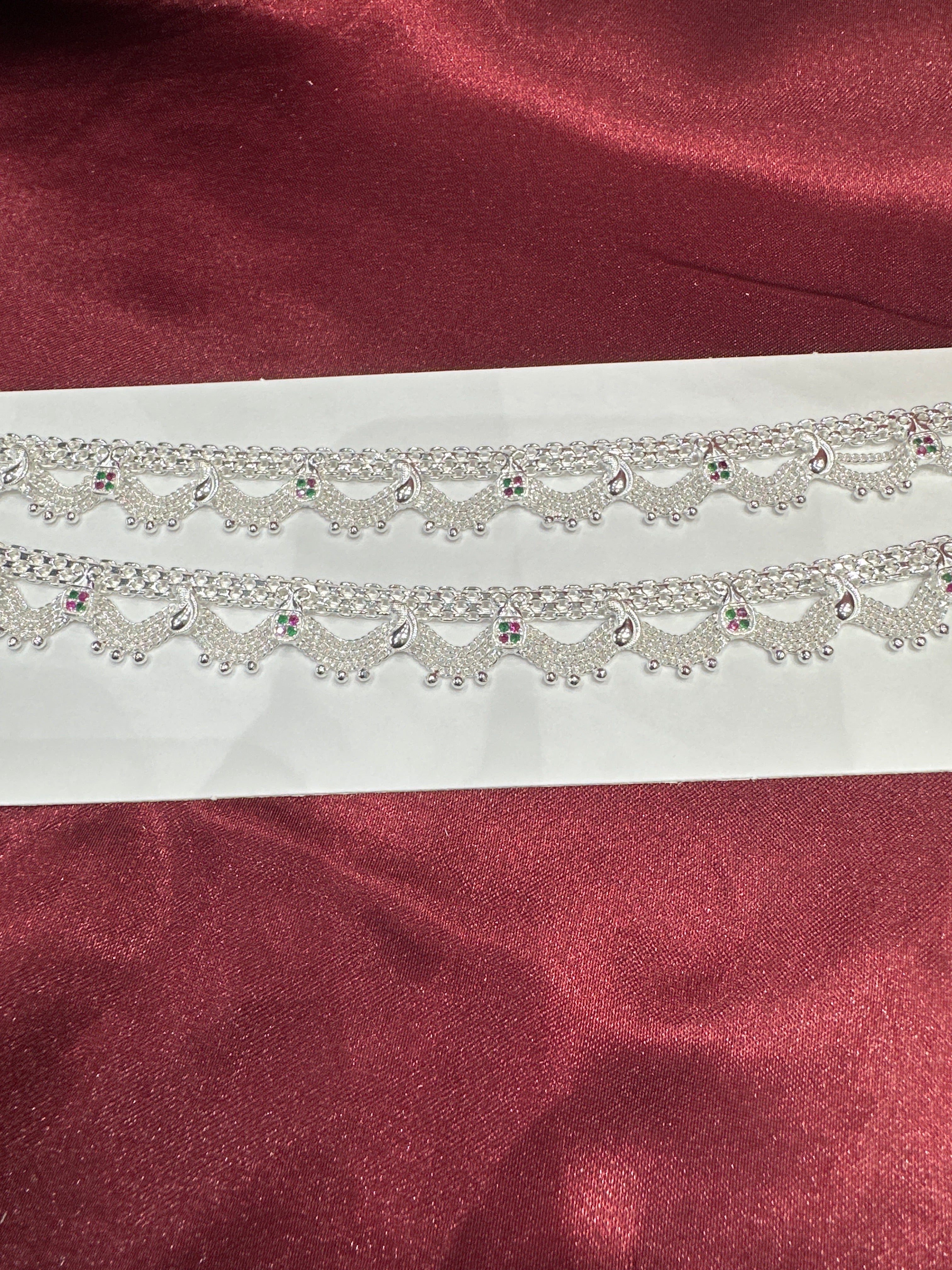 Women’s Fancy/Traditional Silver Anklet
