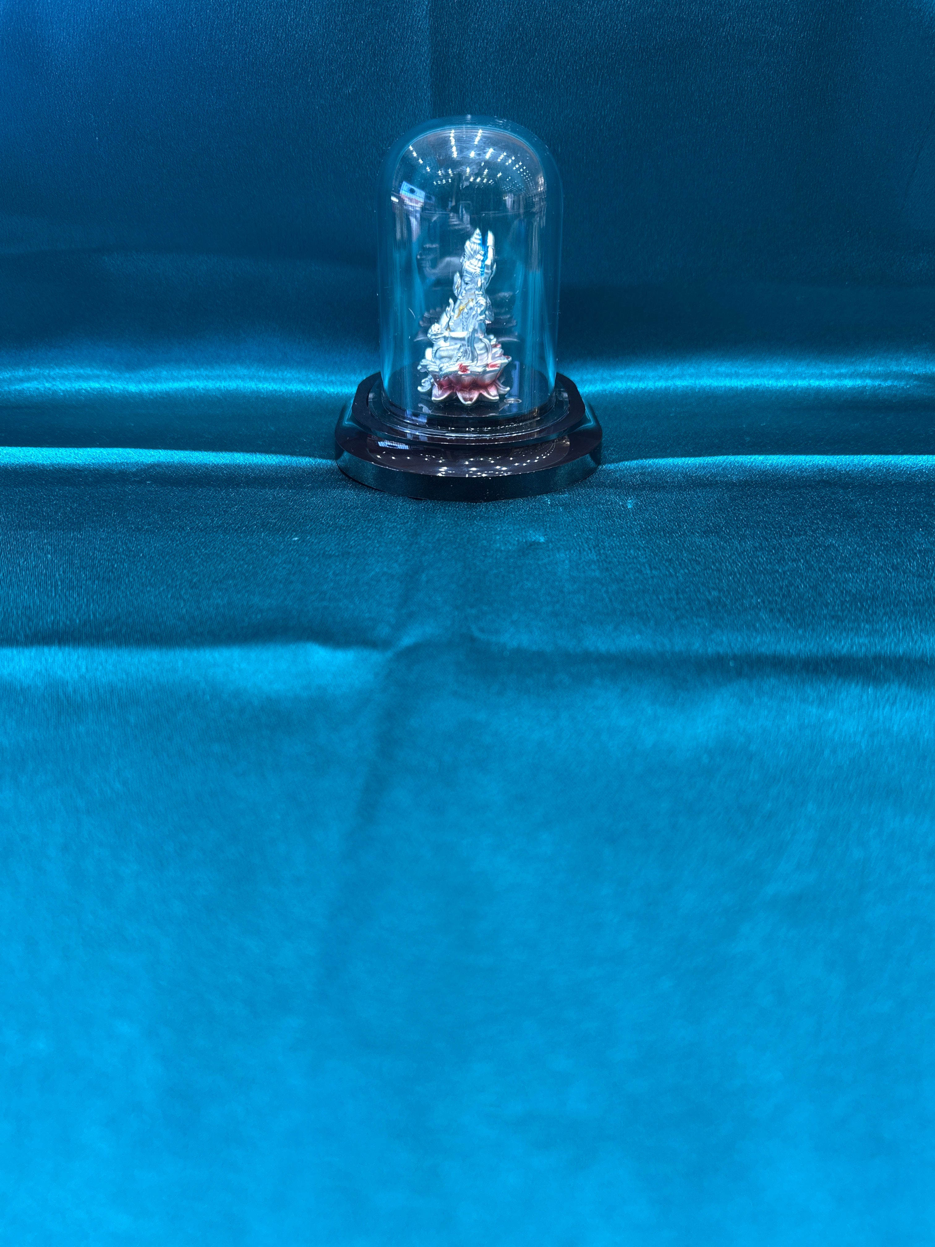 Pure Silver  Ganesh Lakshmi Ji Idol (Murti)