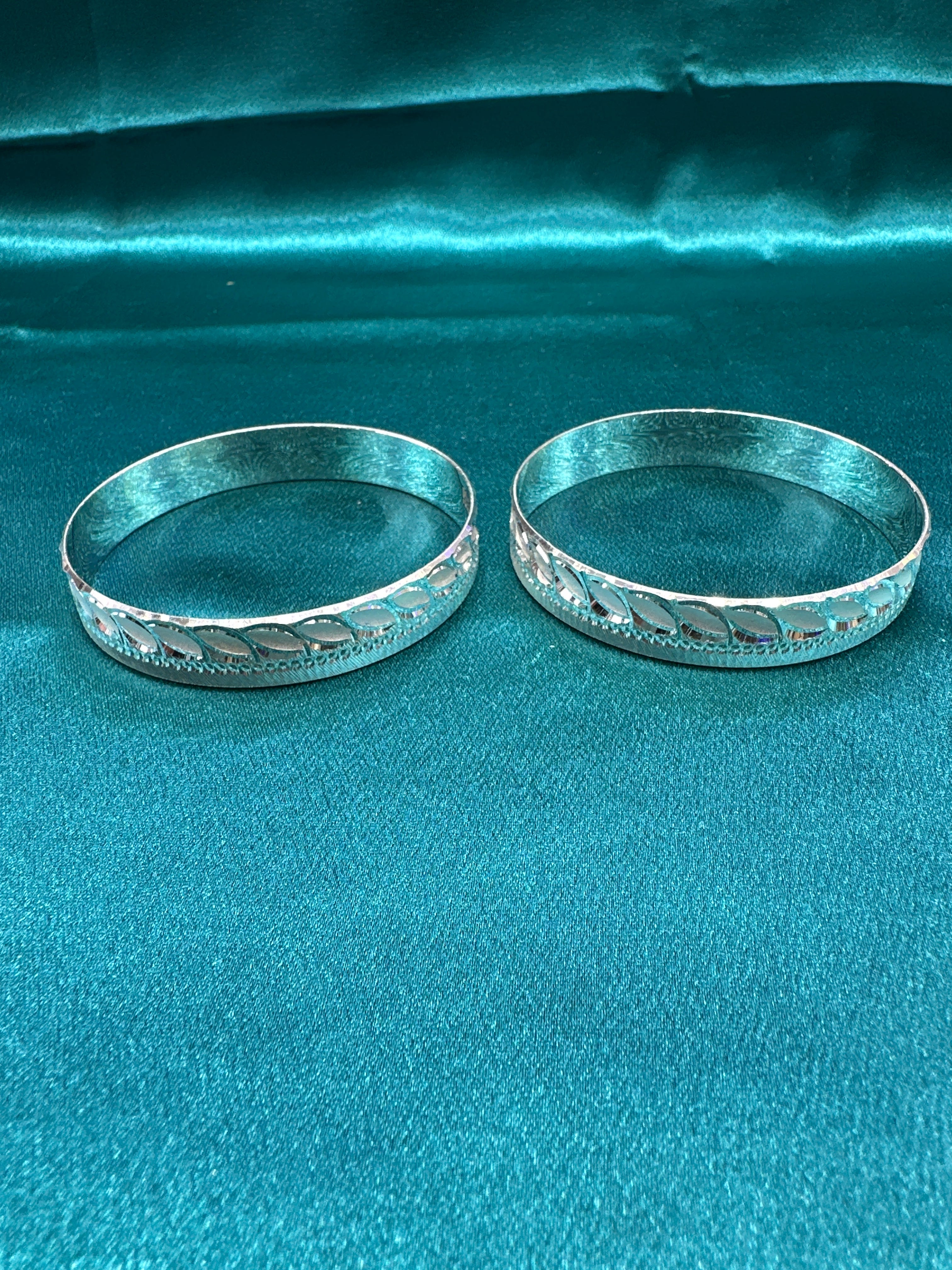 Designer Silver Bangles