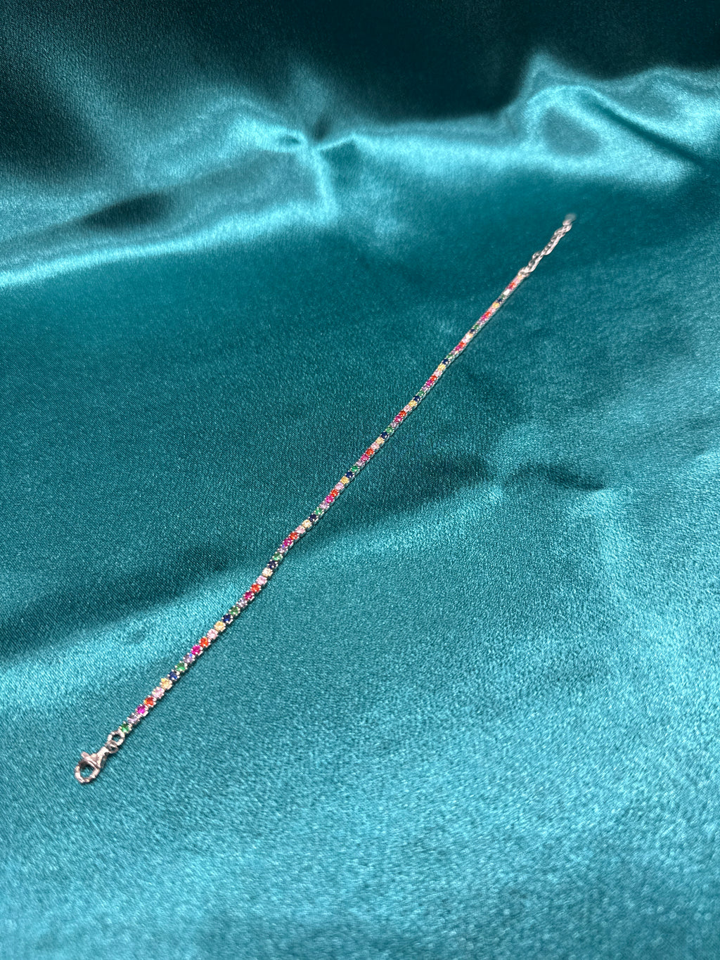 Women’s Fancy Silver 925 Tennis Bracelet (2mm)