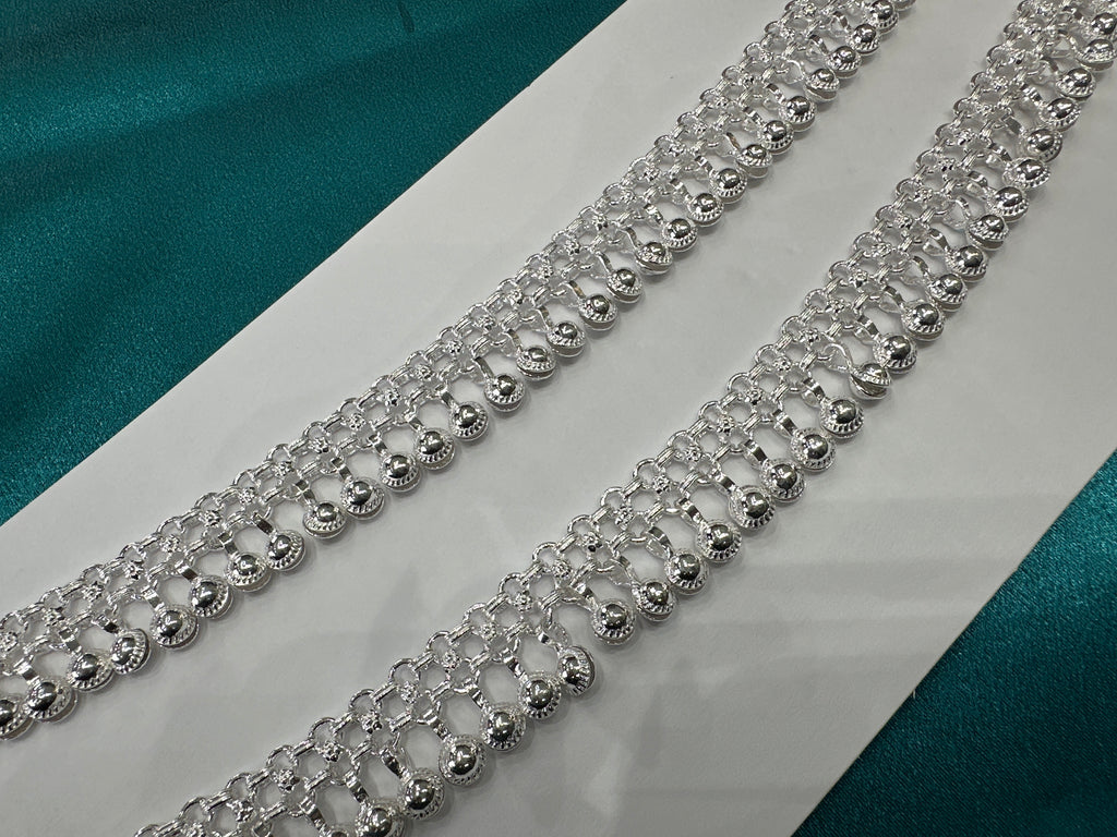 Women’s Fancy/Traditional Silver Anklet