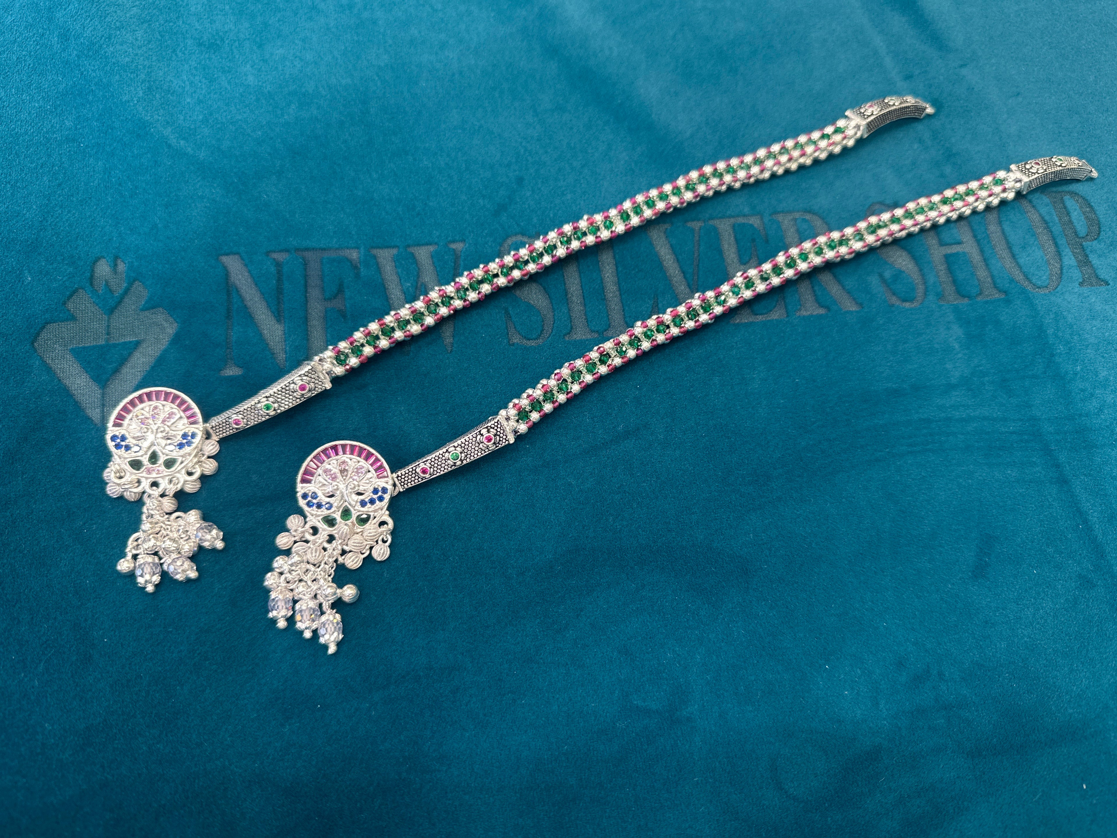 Women’s Fancy/Traditional Silver kada Anklet