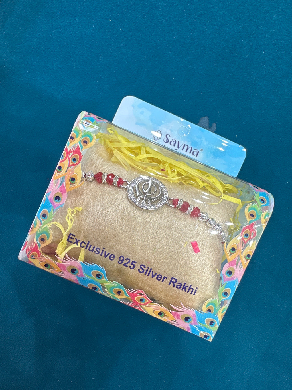 Silver Fancy Rakhi