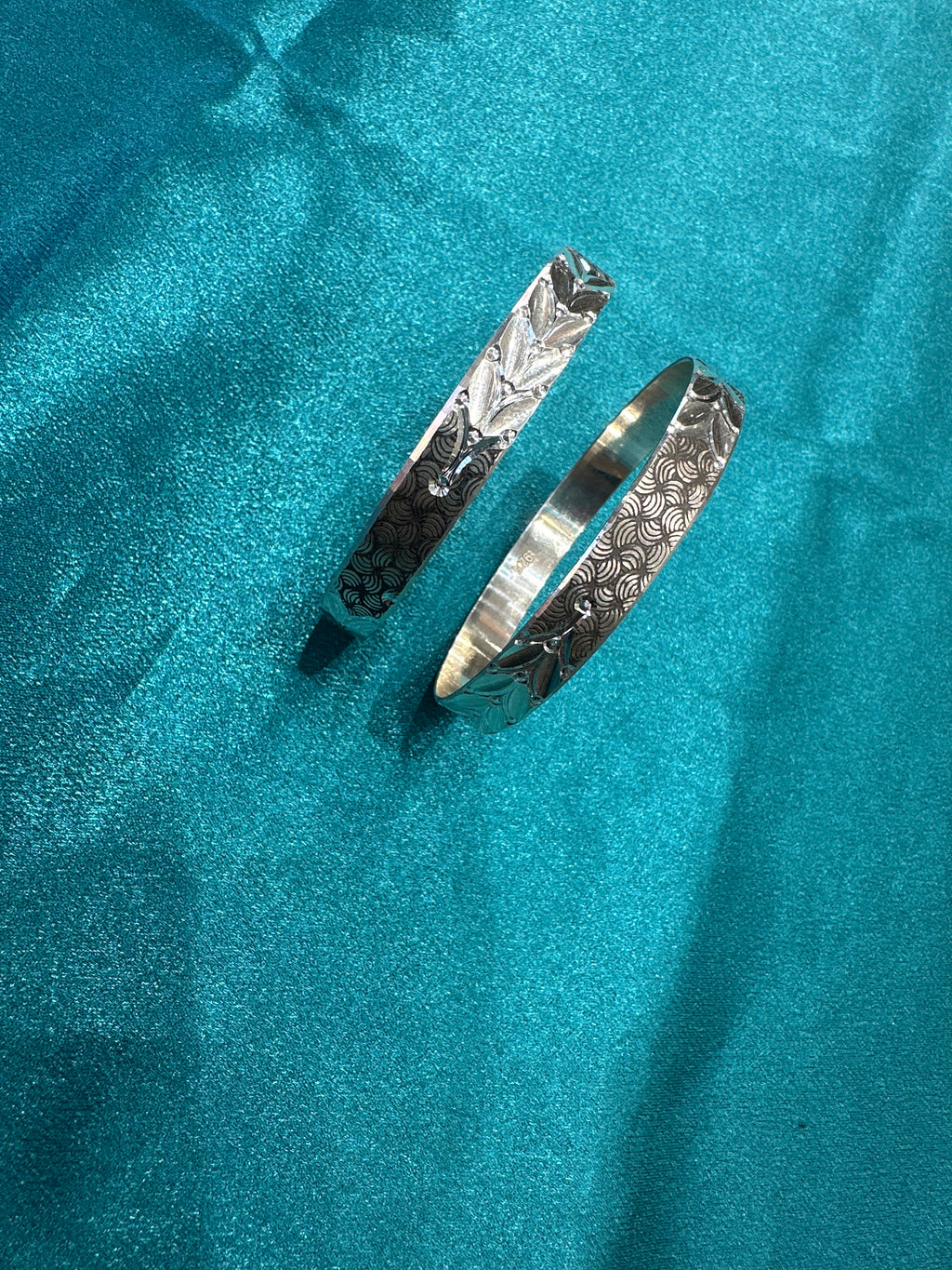 Designer Silver Bangles