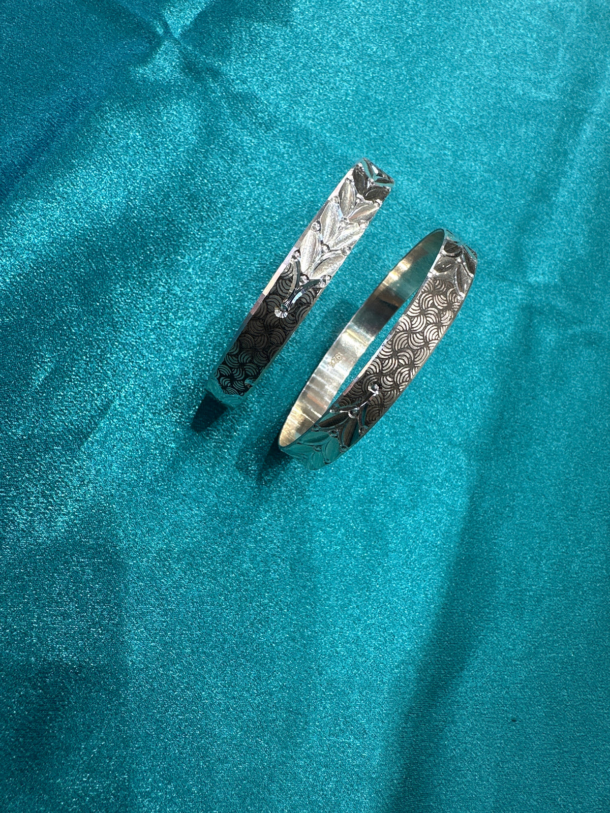 Designer Silver Bangles