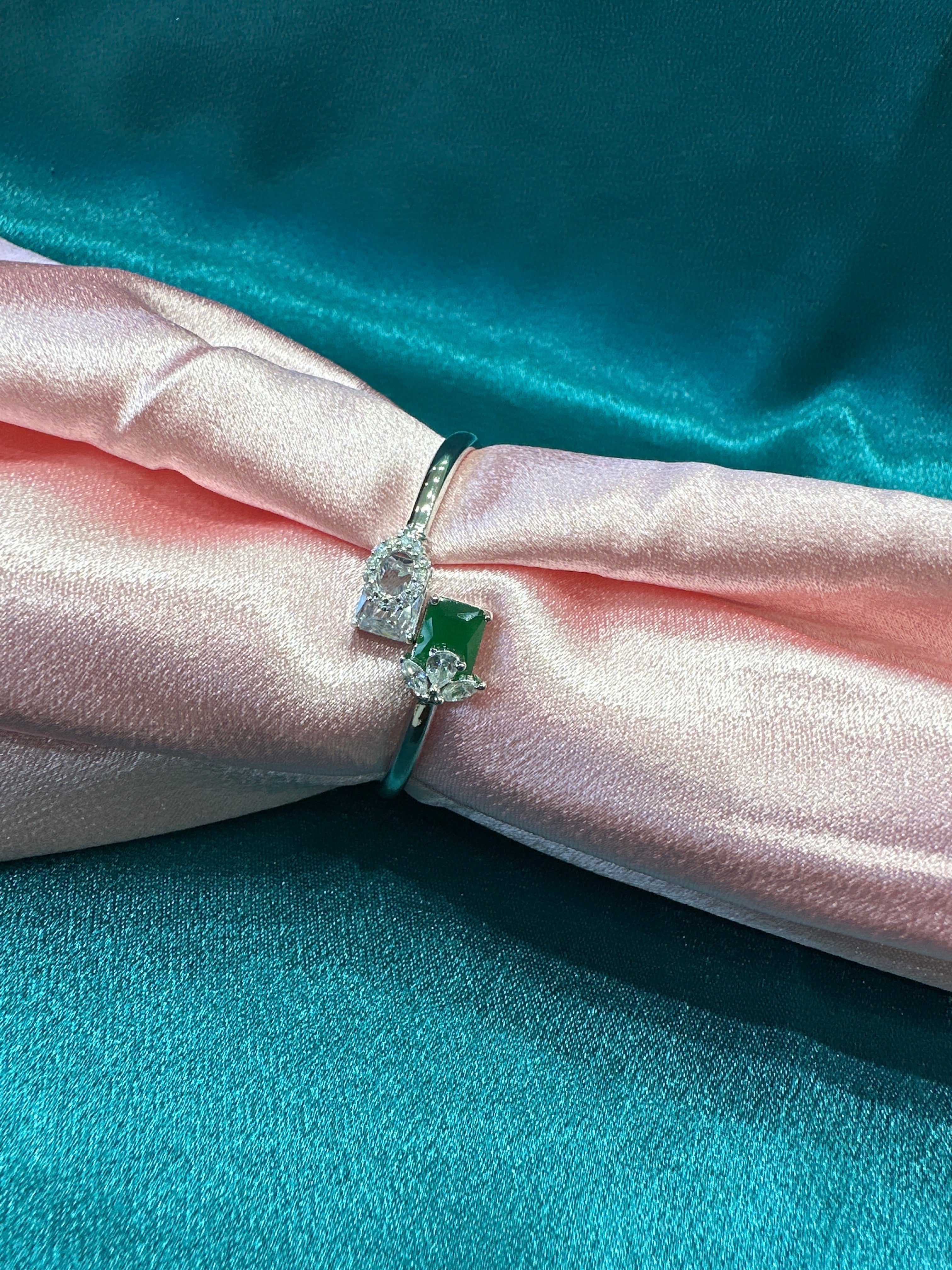 Fancy Silver baby bangles