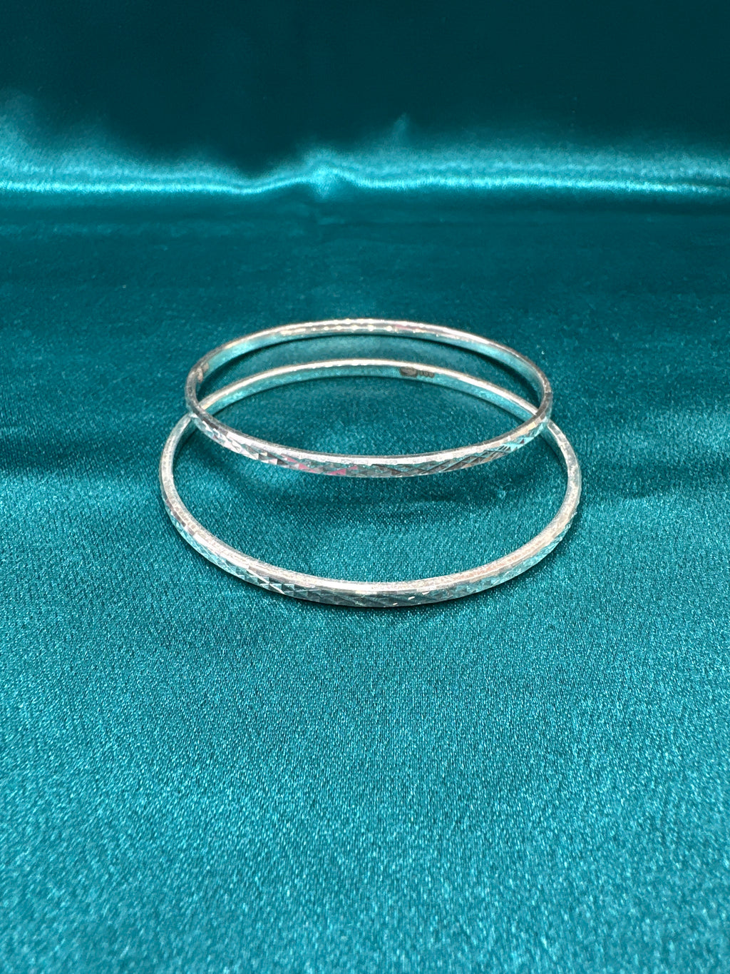 Designer Silver Bangles