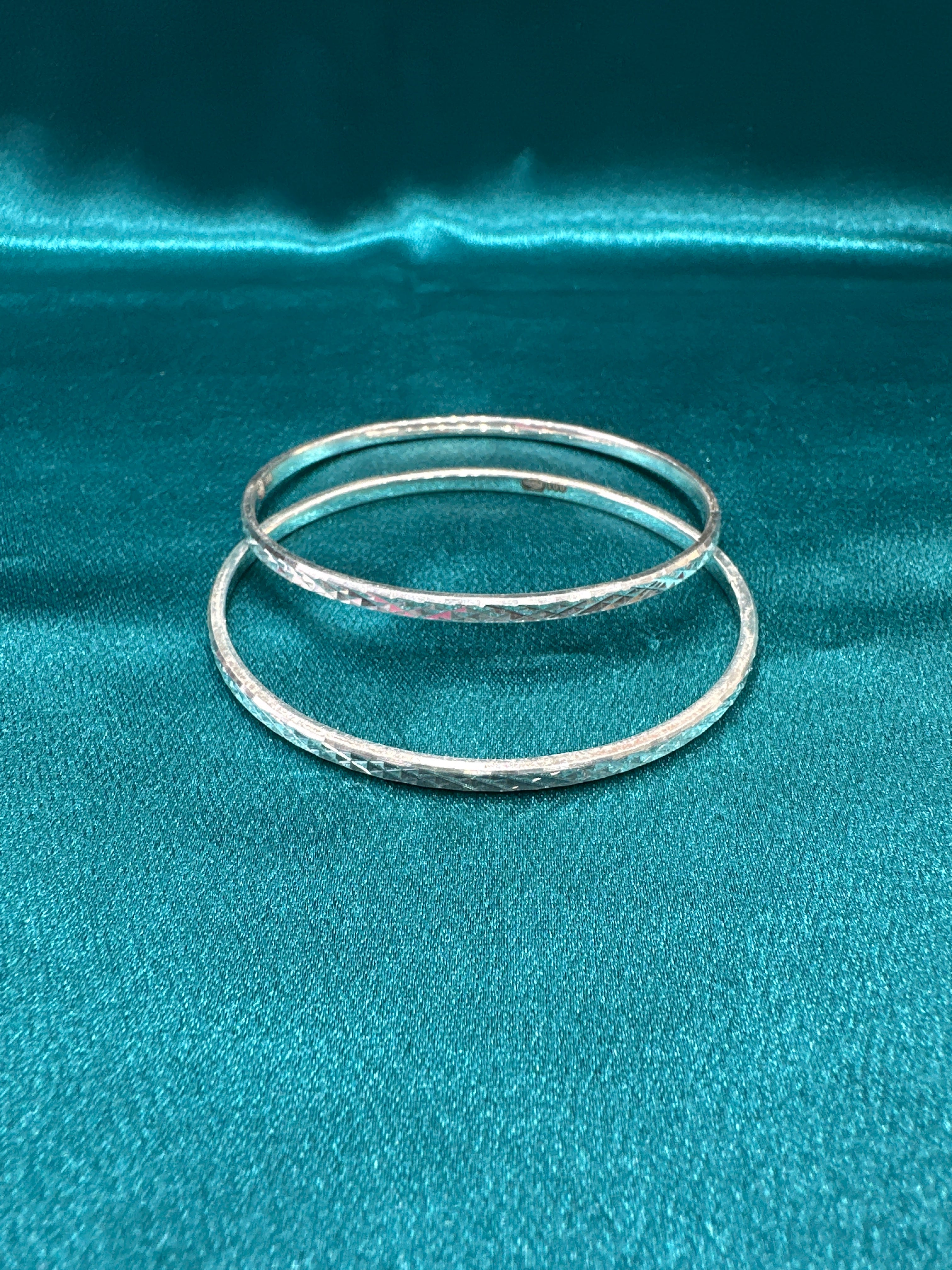 Designer Silver Bangles