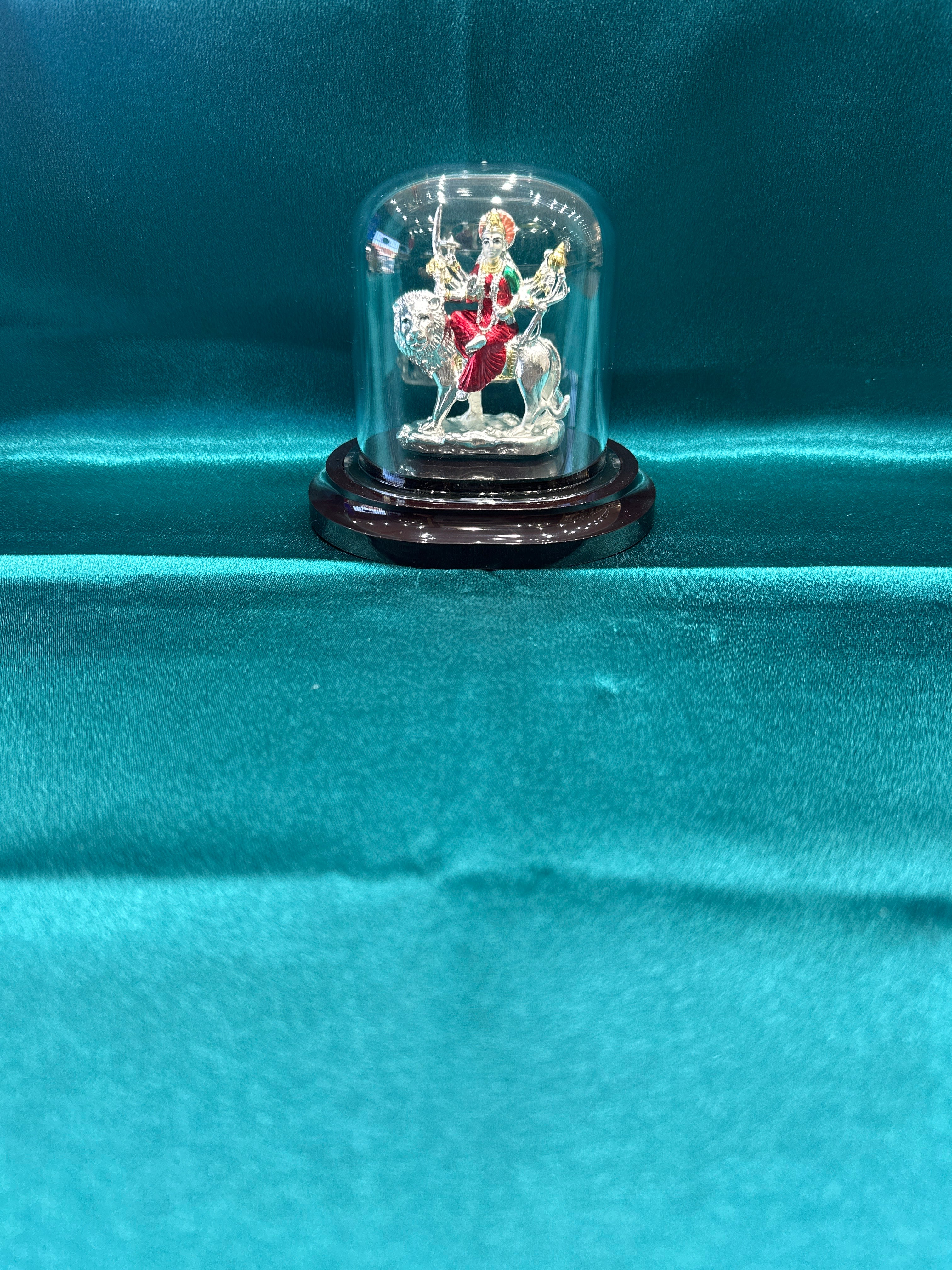 Pure Silver Ambe Mata Idol (Murti)