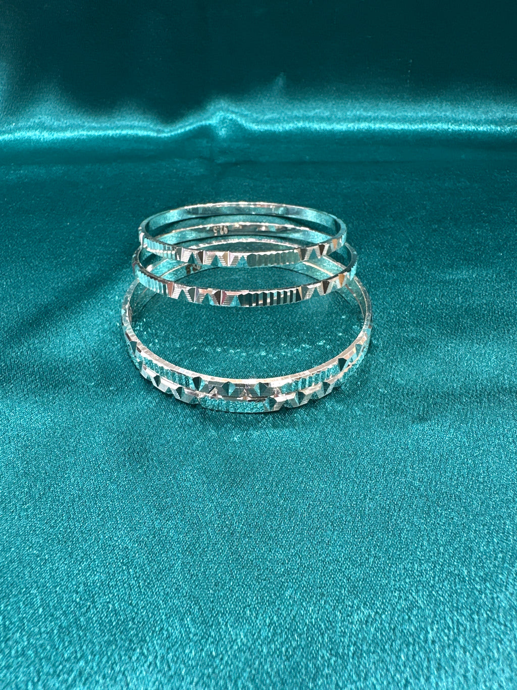 Designer Silver Bangles