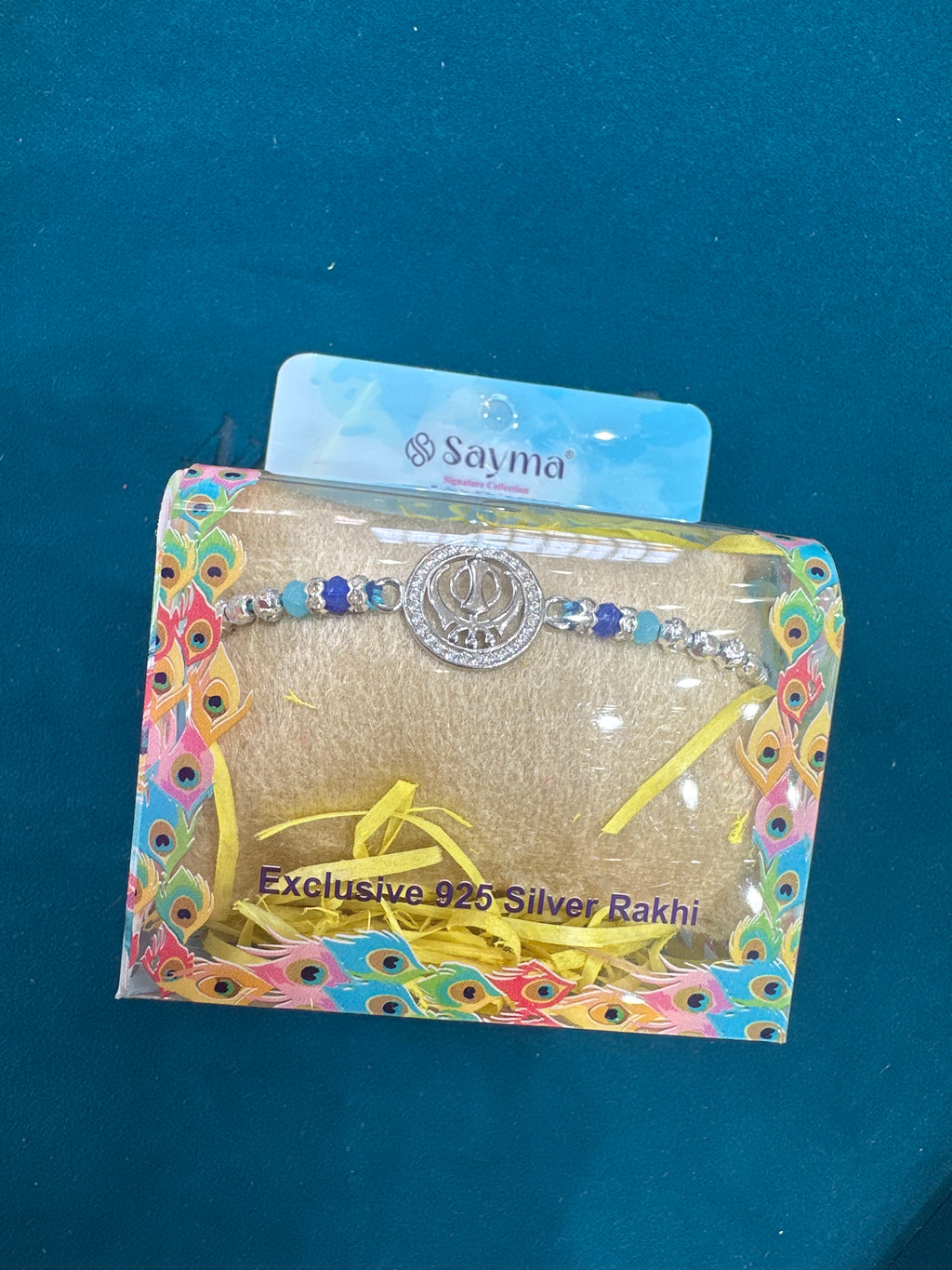 Silver Fancy Rakhi