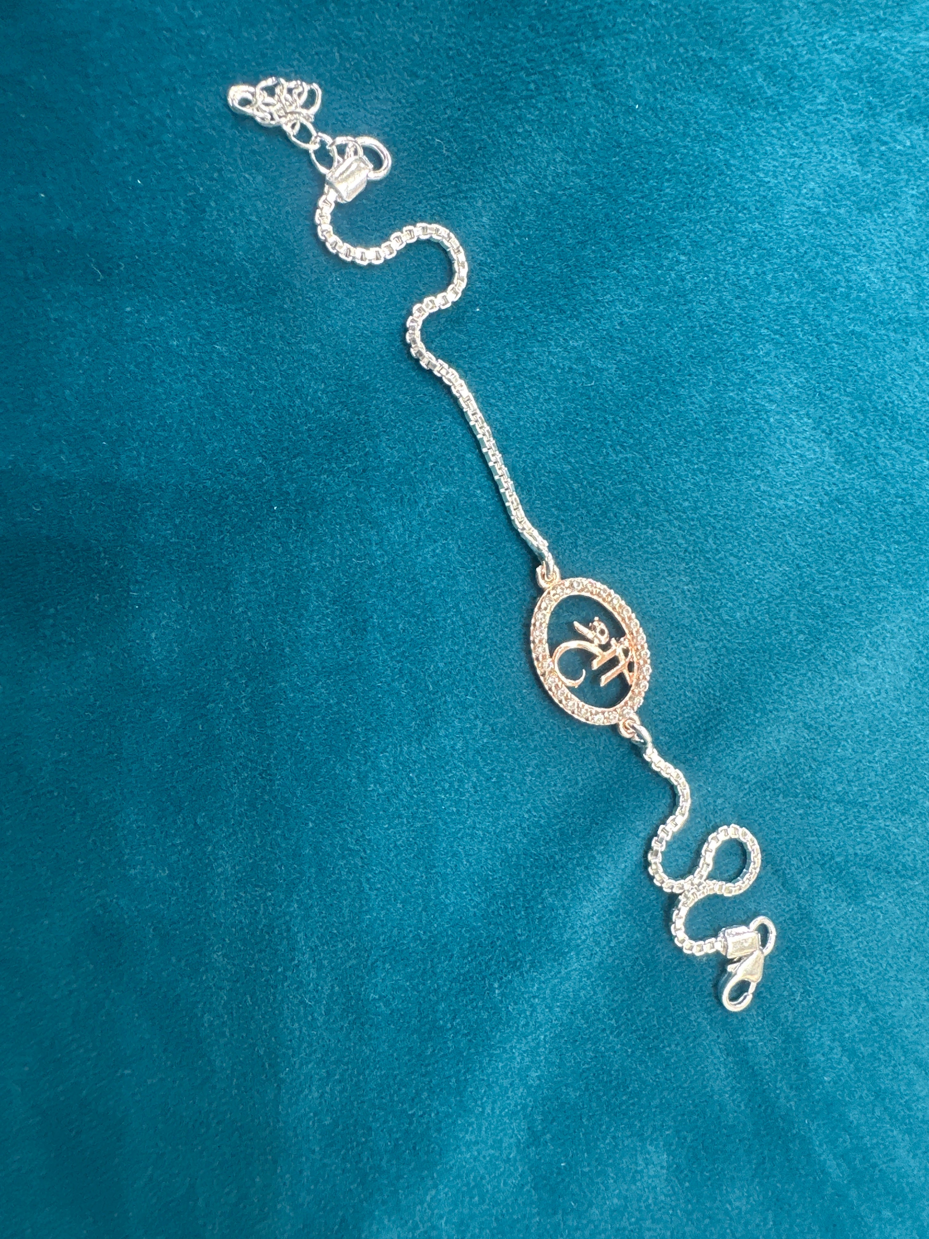 Silver Fancy Rakhi