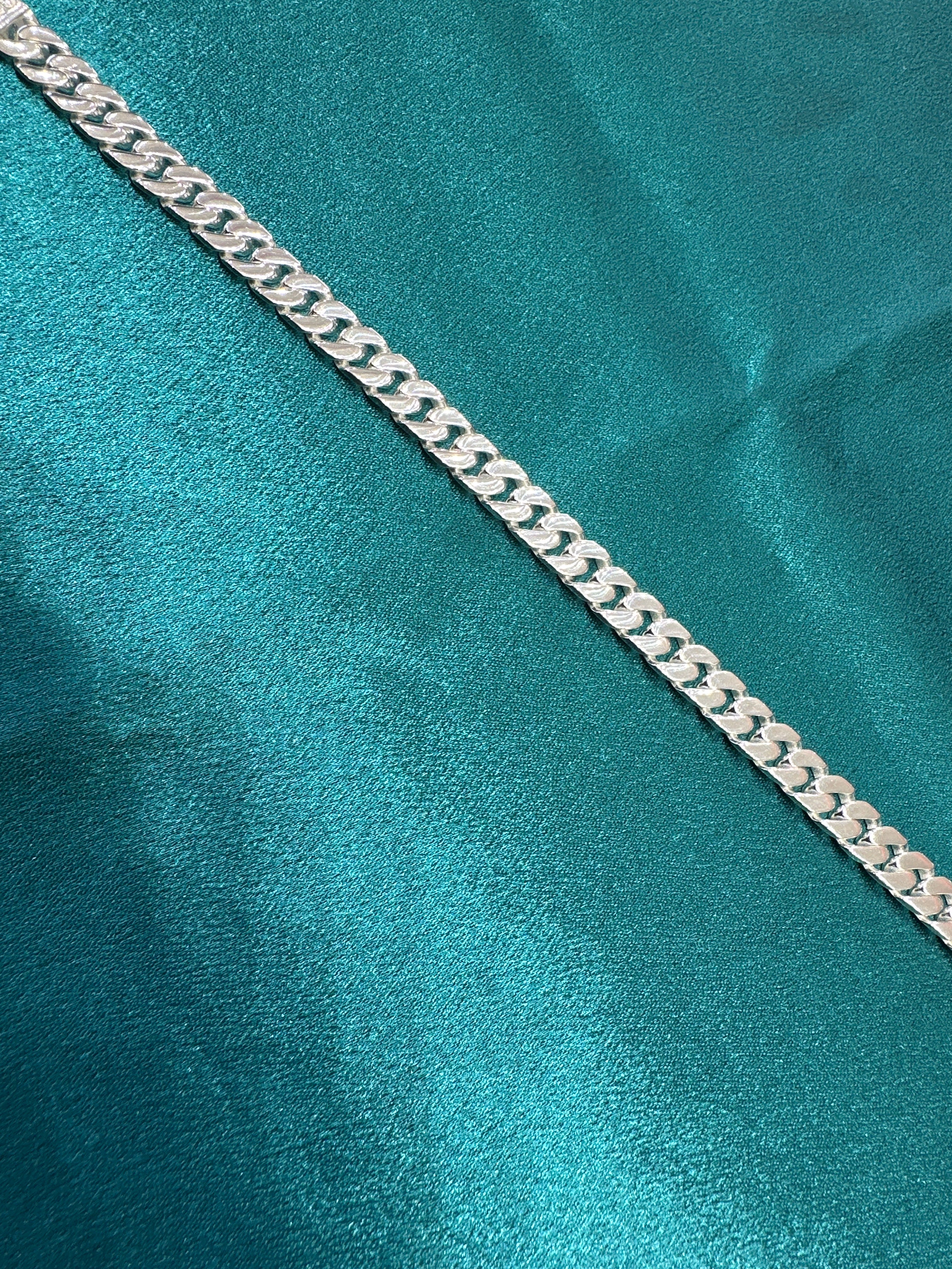 Men’s Cuban link 925 silver bracelet (8mm)