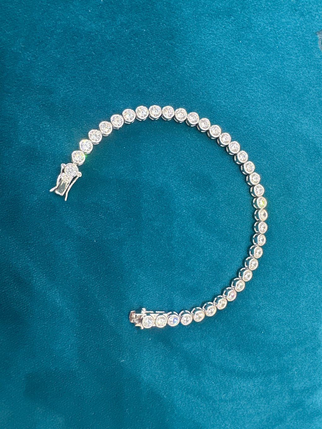Women’s Fancy Silver 925 Tennis Bracelet