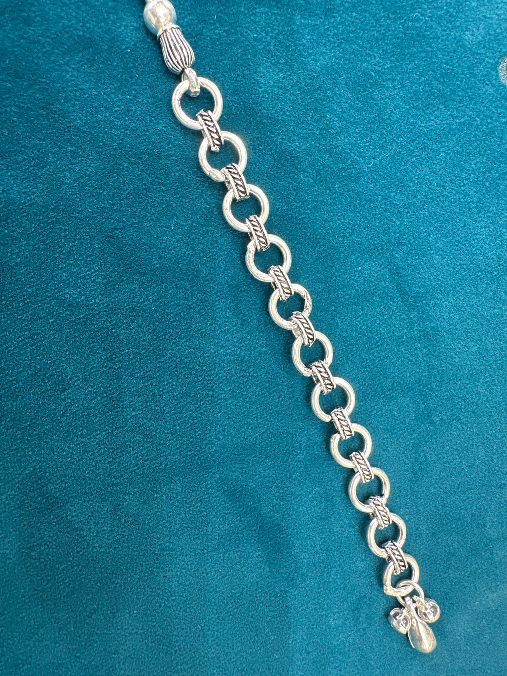 Waist belt in silver