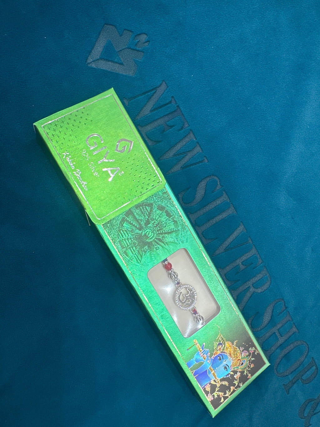 Silver Fancy Rakhi