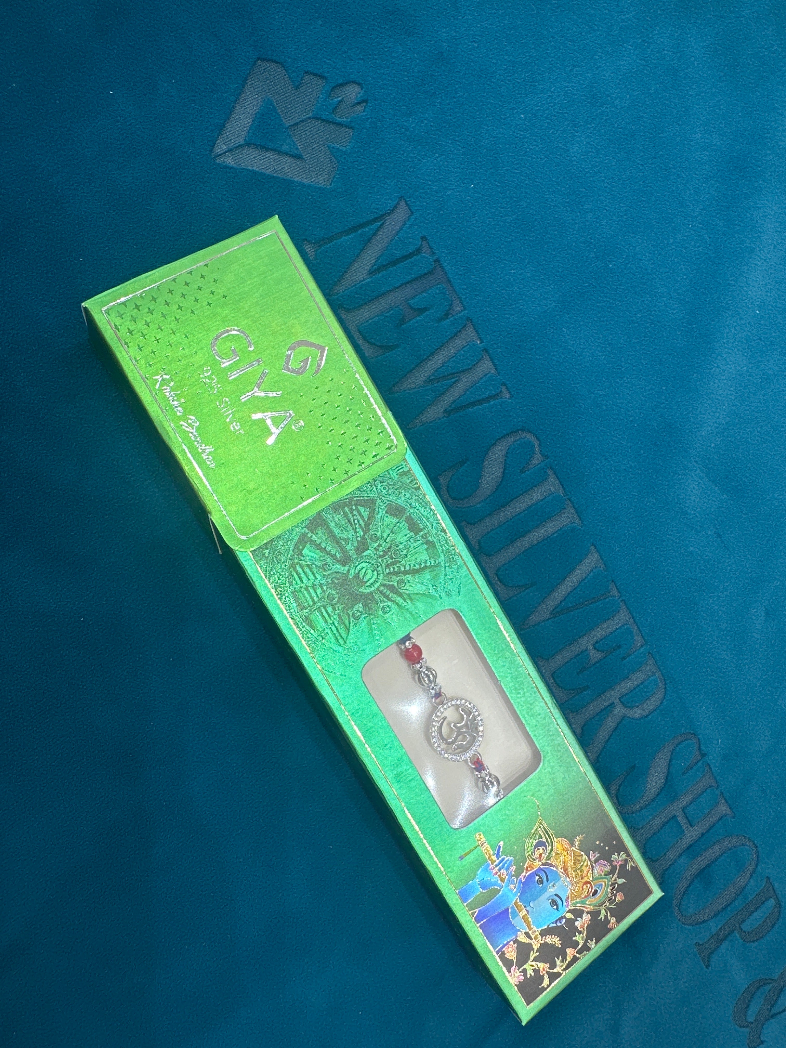 Silver Fancy Rakhi