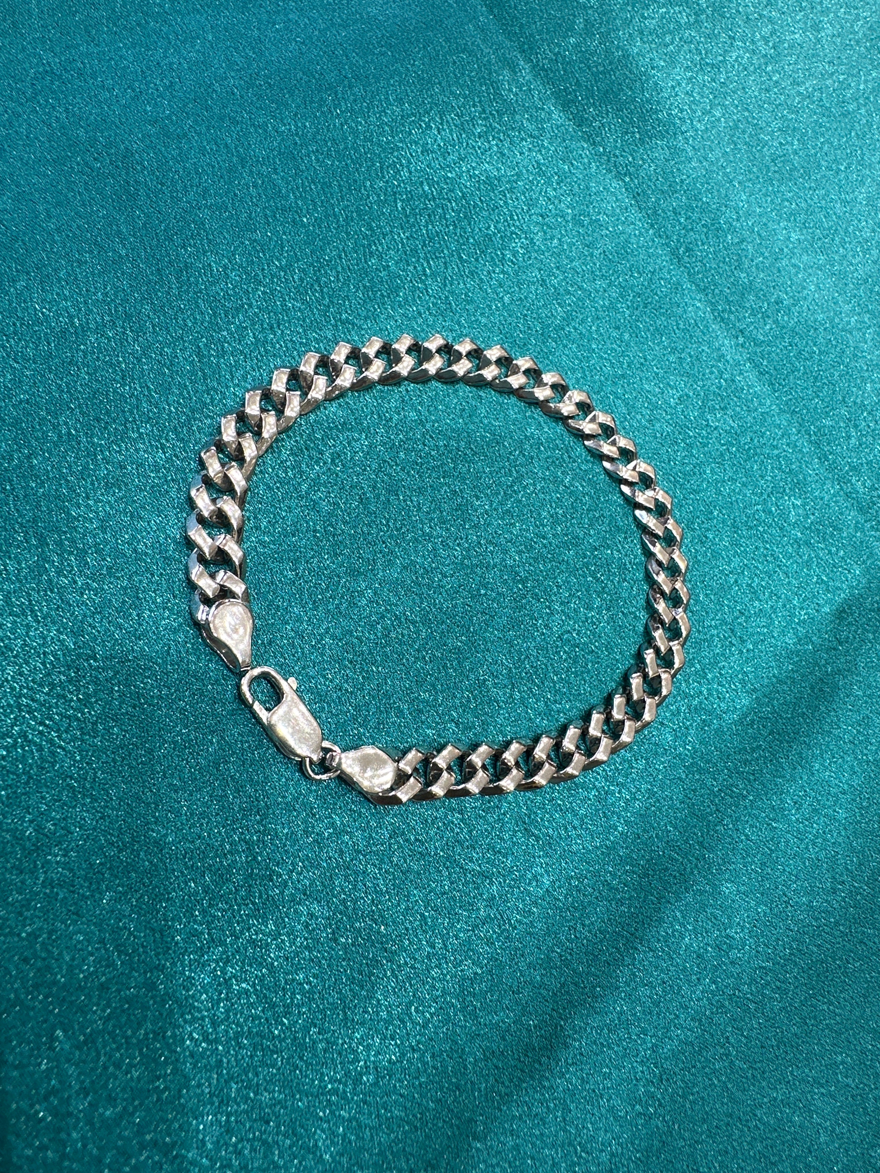 Men’s Designer Silver Bracelet (8mm)