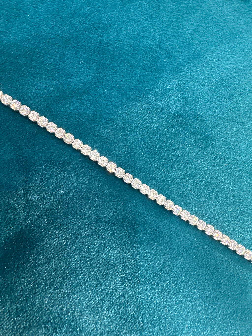 Women’s Fancy Silver 925 Tennis Bracelet