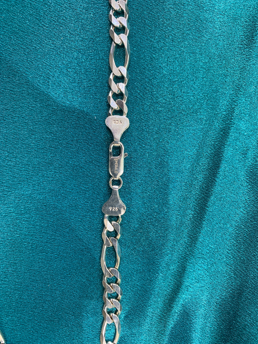 8 mm Figaro silver chain