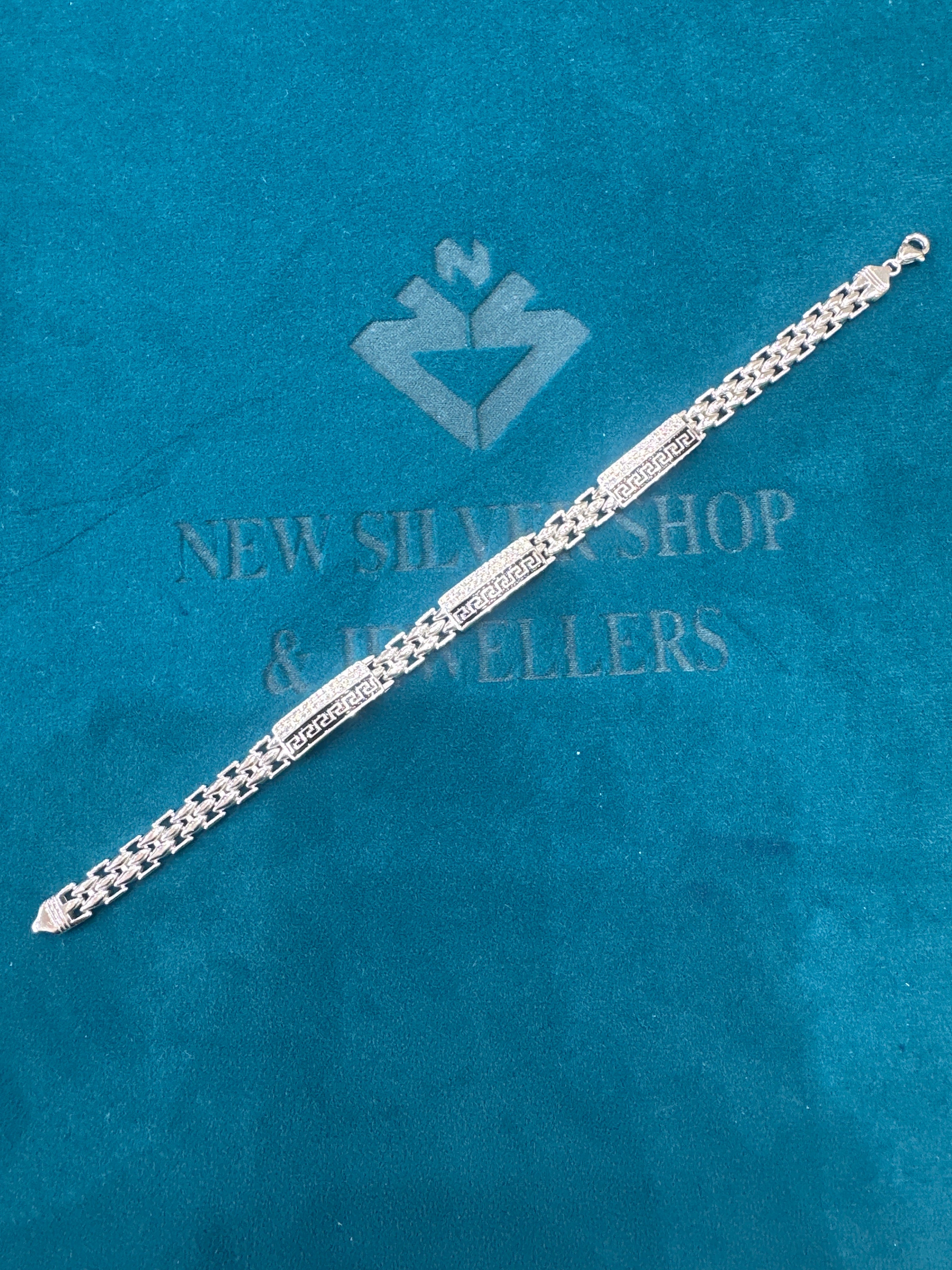 Men’s Designer Silver Bracelet (7mm)
